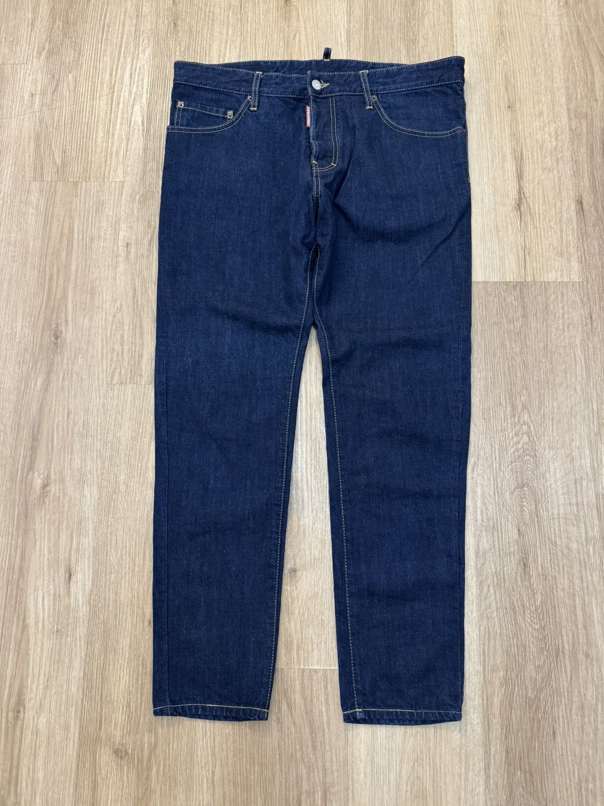 Dsquared2 Dsquared2 Indigo Cigarette Jeans Italy 52 Denim like new Size US 36 / EU 52 - 1 Thumbnail
