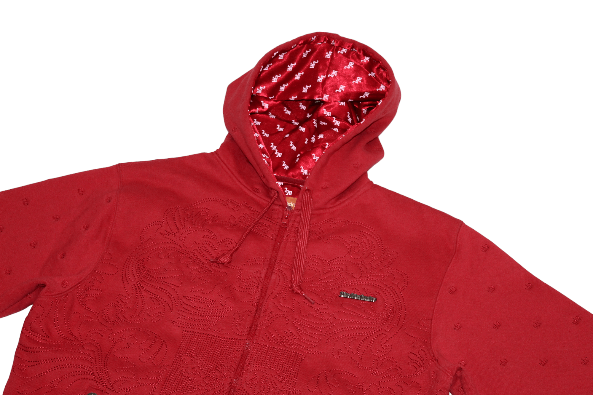 Live Mechanics 🔥Y2K Live Mechanics Monogram Baggy OG Rap Zip Hoodie Size US M / EU 48-50 / 2 - 6 Thumbnail