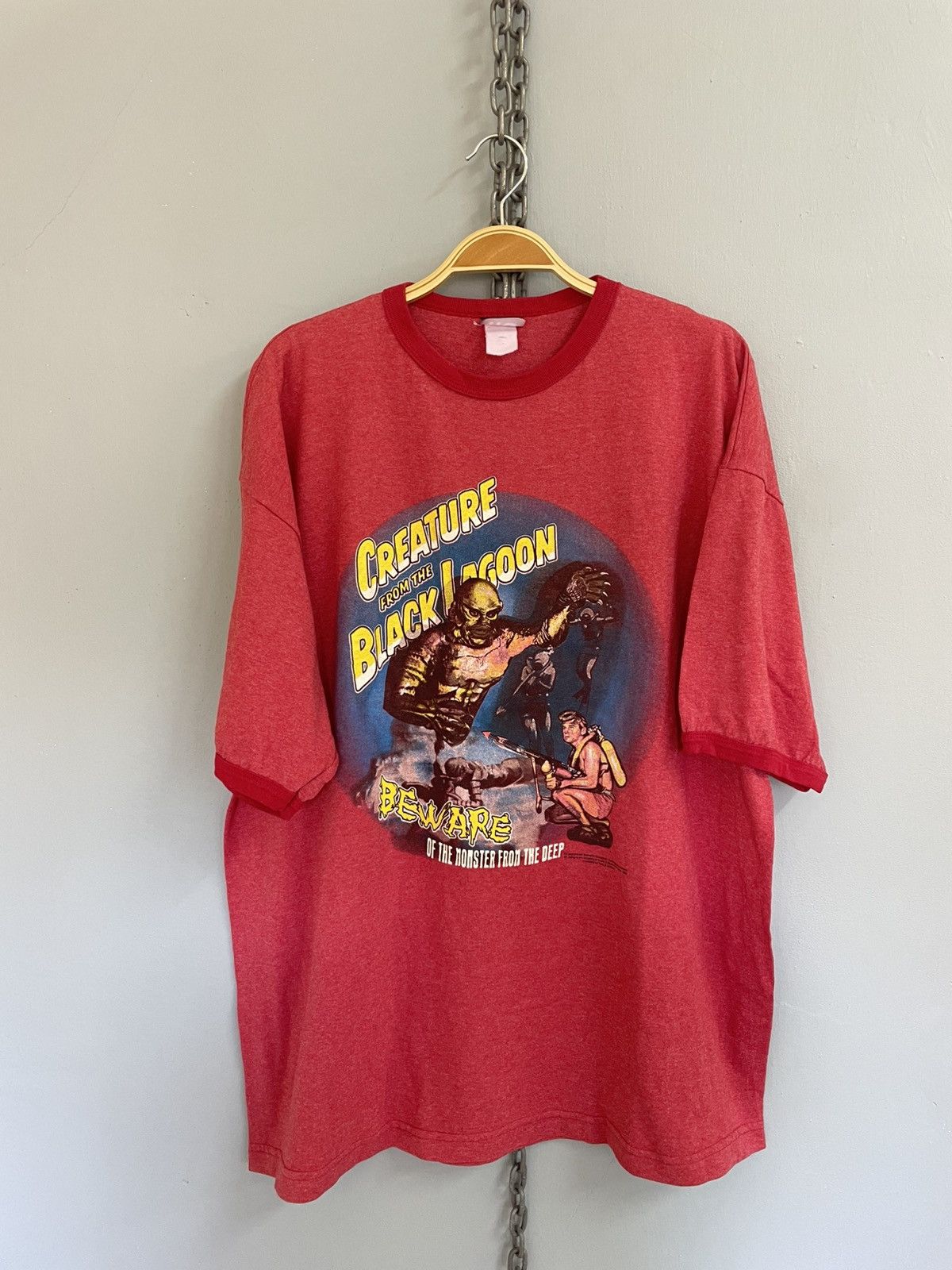 Vintage Vintage Y2K Creature from the Black Lagoon movie shirt promo Size US XL / EU 56 / 4 - 1 Thumbnail