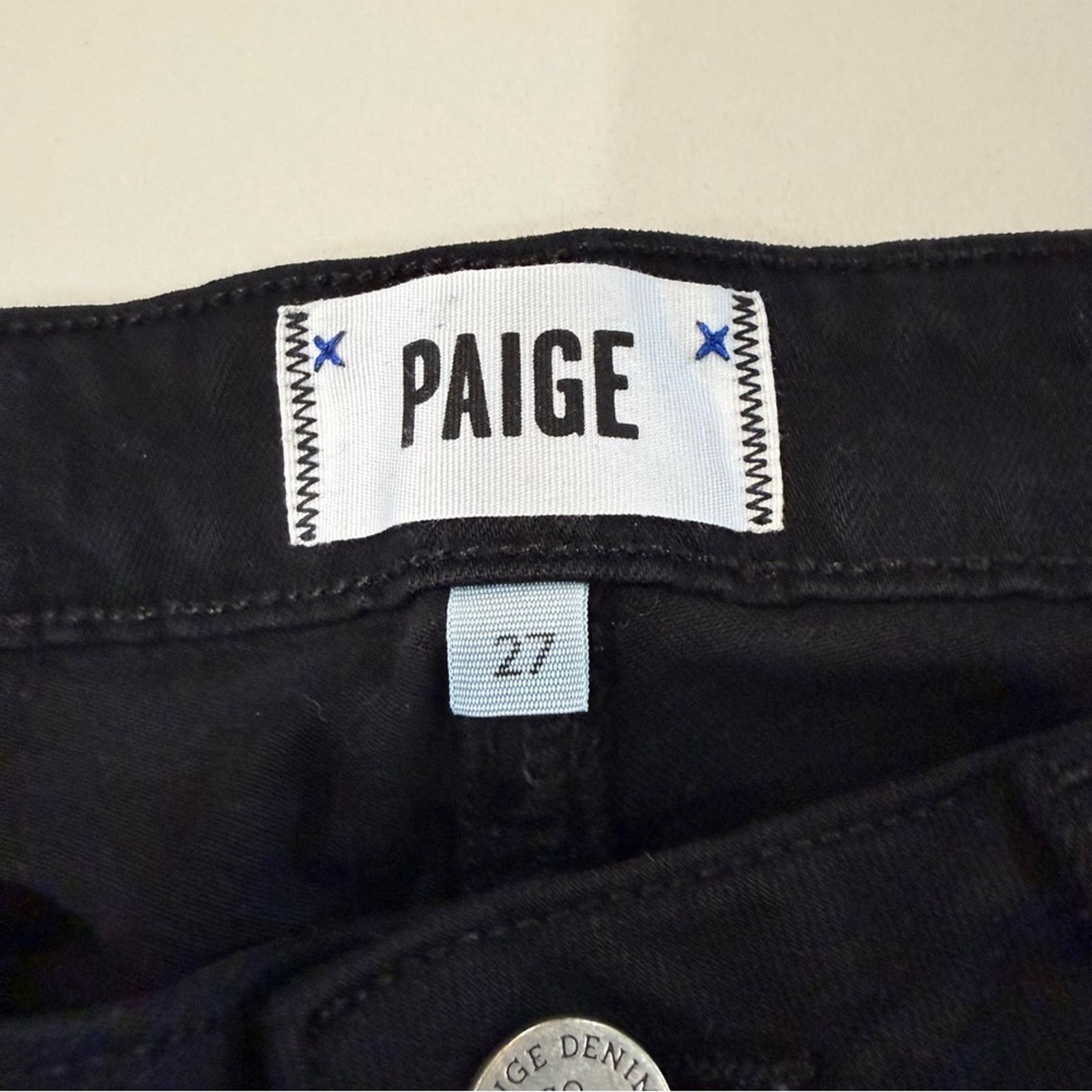 Paige Paige Verdugo Ankle Skinny Denim Jeans Women’s Size 27 Black Size 27" / US 4 / IT 40 - 9 Thumbnail