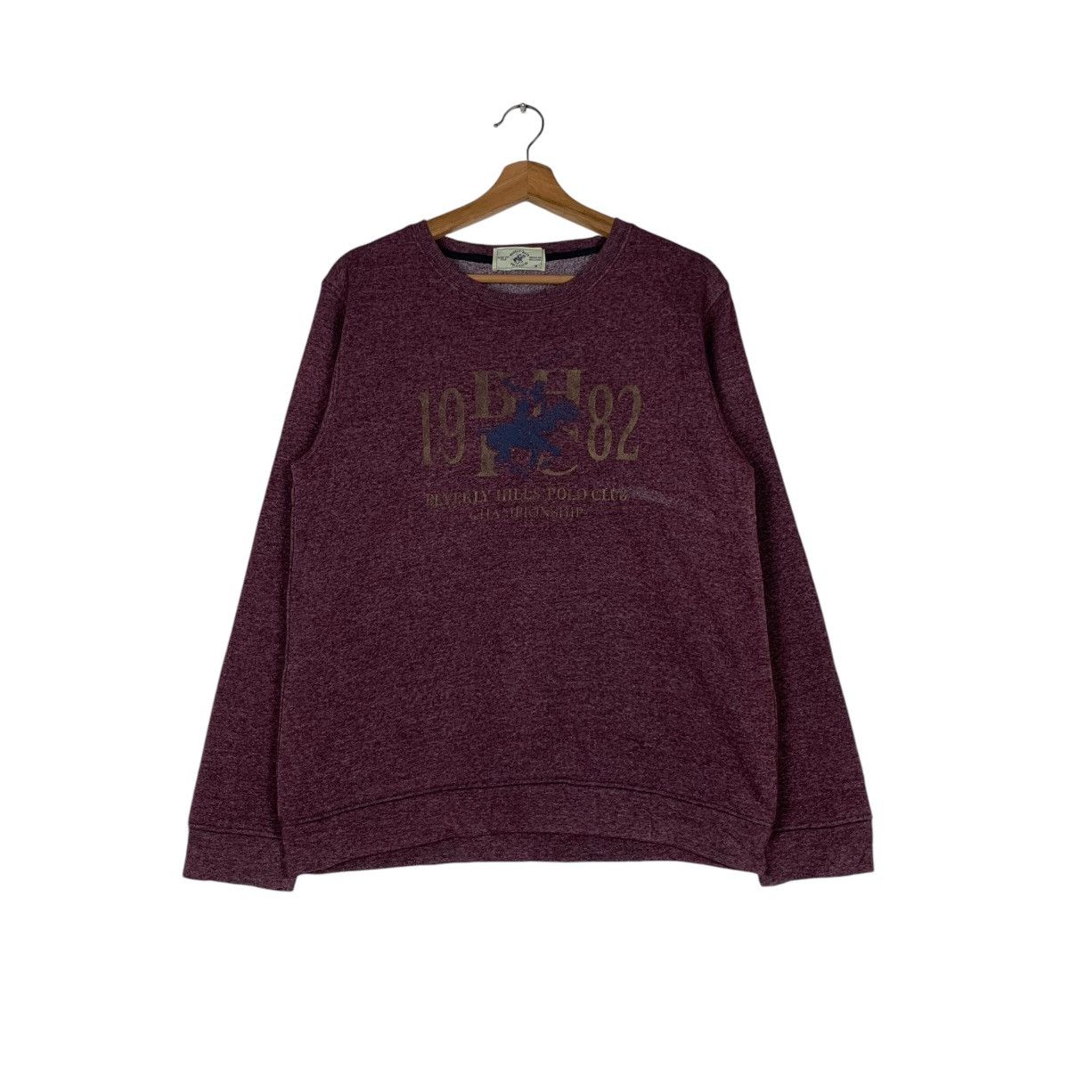 Beverly Hills Polo Club Berverly Hills Polo Club Big Logo Sweatshirt #1339-C60 Size US M / EU 48-50 / 2 - 1 Thumbnail