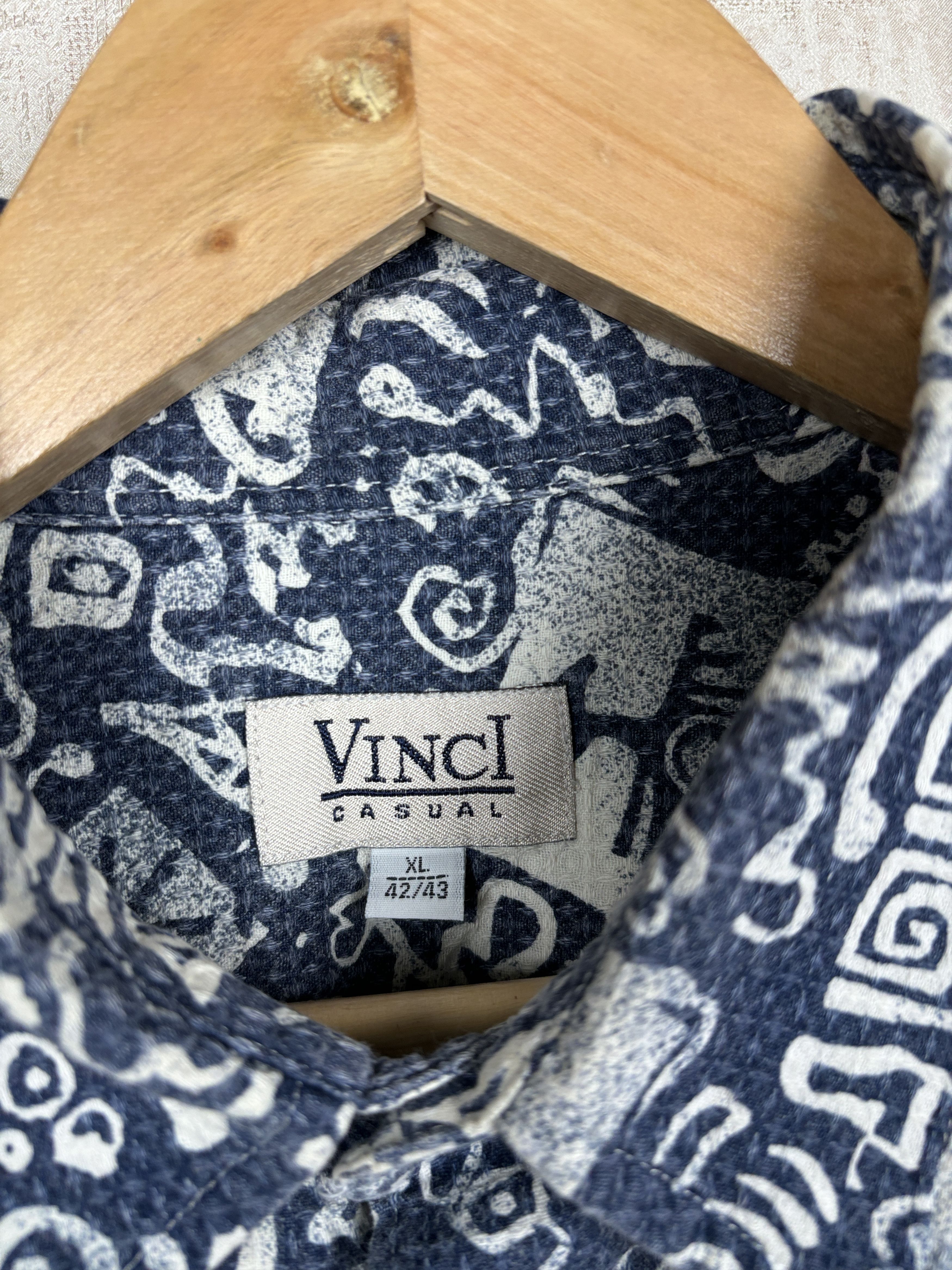 Vintage 90's Vinci Casual Abstract Navajo Style Long Sleeve Shirt Size US XL / EU 56 / 4 - 7 Thumbnail