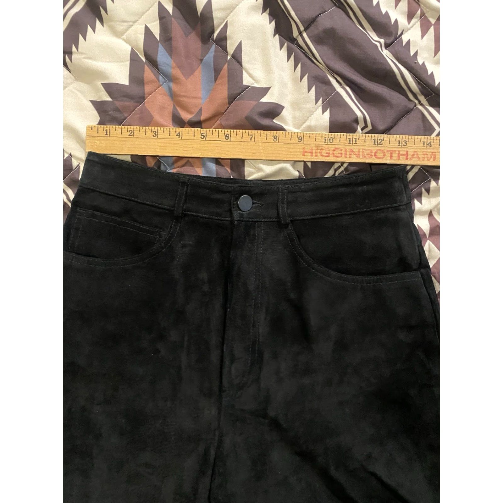 Scully Scully Western Wear Suede Leather Pants Black Women’s Size 26”x28” NWOT Size 27" / US 4 / IT 40 - 6 Thumbnail