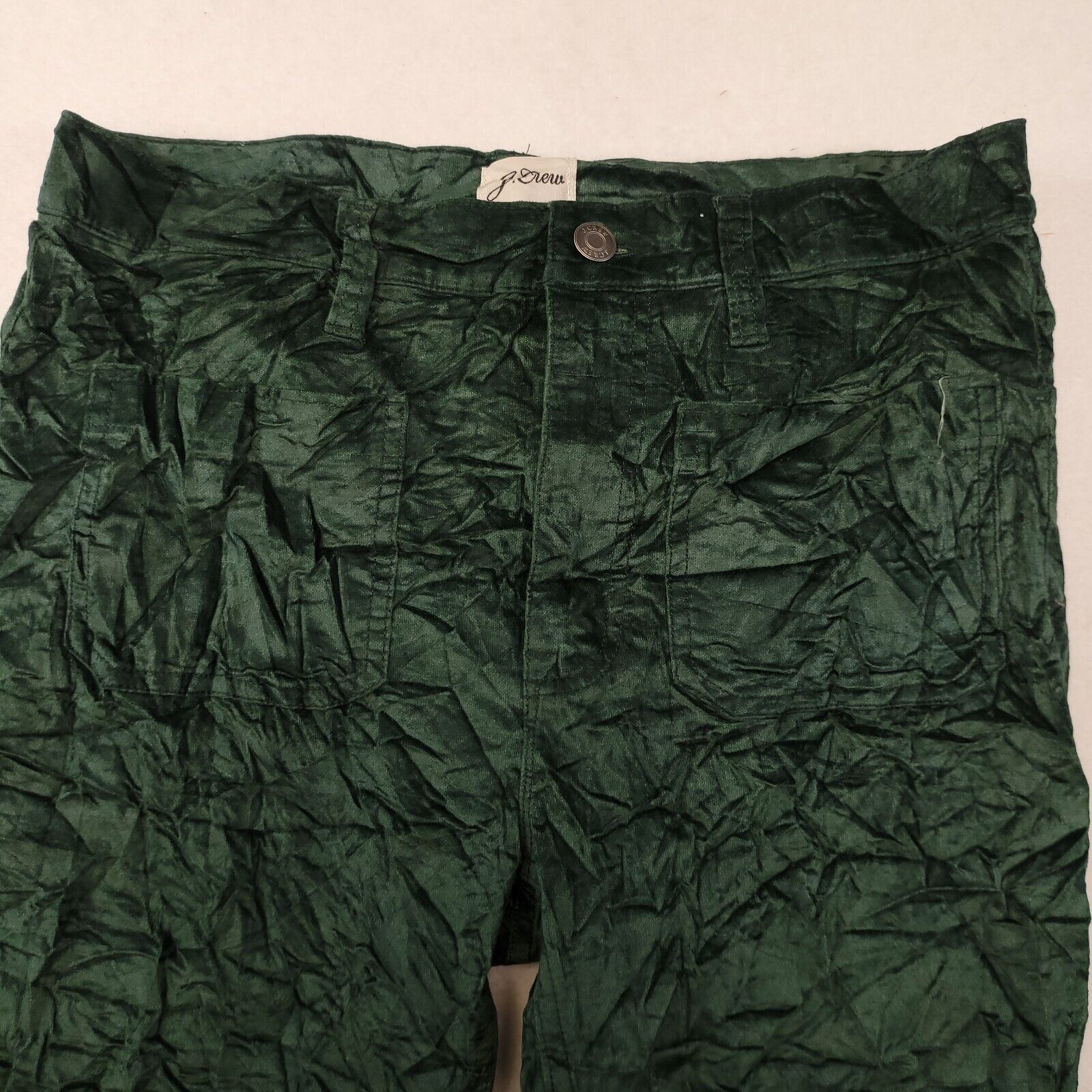 J.Crew J Crew Casual Button Medium Wash Pants Womens Size 28 Green Size 28" / US 6 / IT 42 - 2 Thumbnail