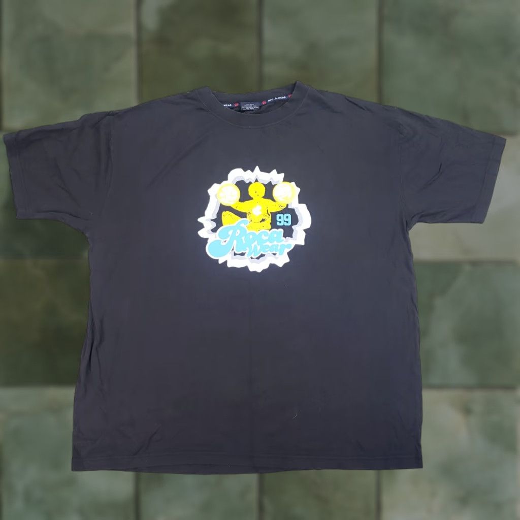 Rocawear Rocawear T-shirt Mens 2XL Black Crew Neck Short Sleeve Front Graphic Casual Size US XXL / EU 58 / 5 - 1 Thumbnail