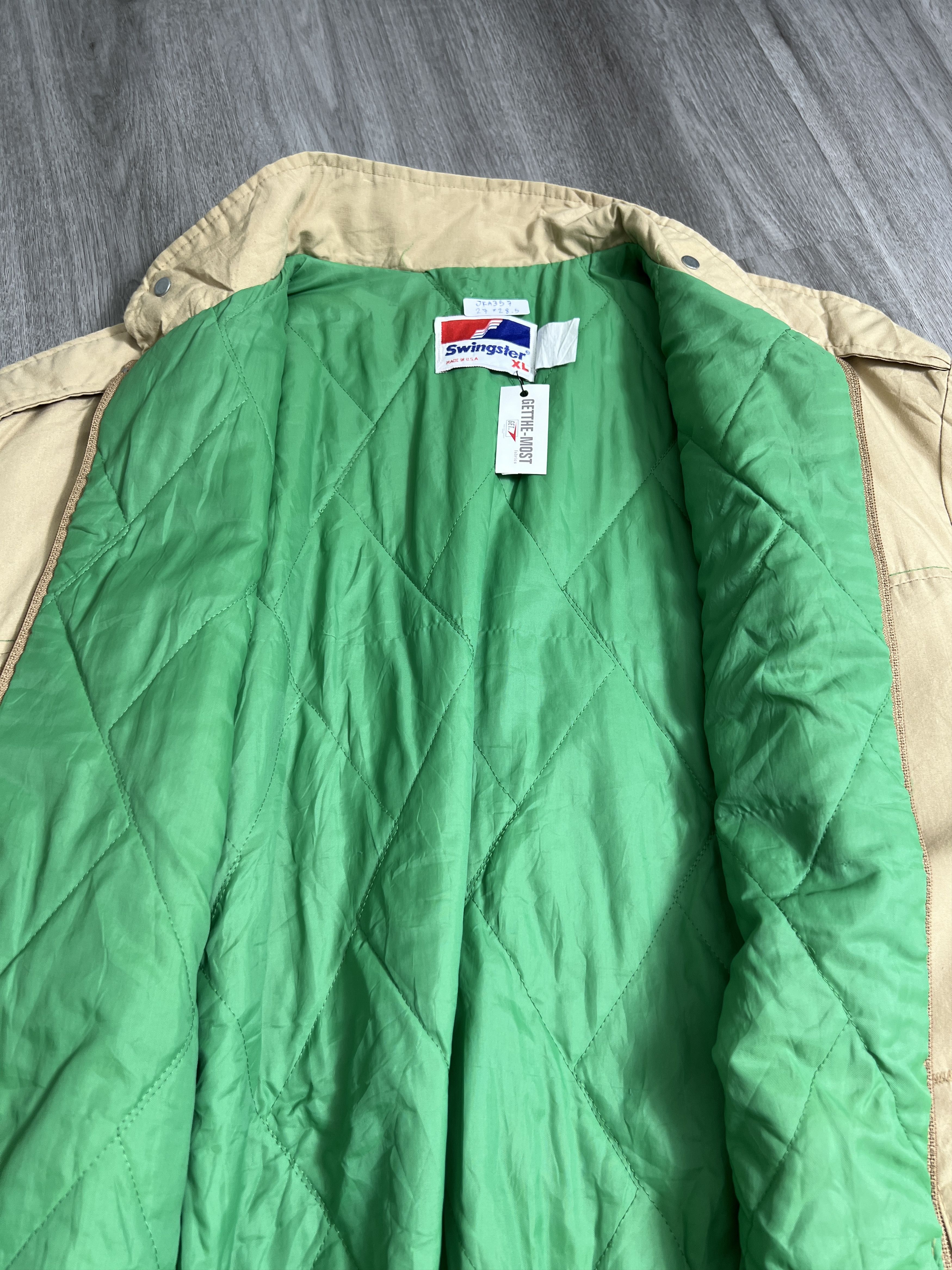Swingster Vintage 90s Swingster Worker Bomber Jacket (XL) JKA357 Size US XL / EU 56 / 4 - 5 Thumbnail