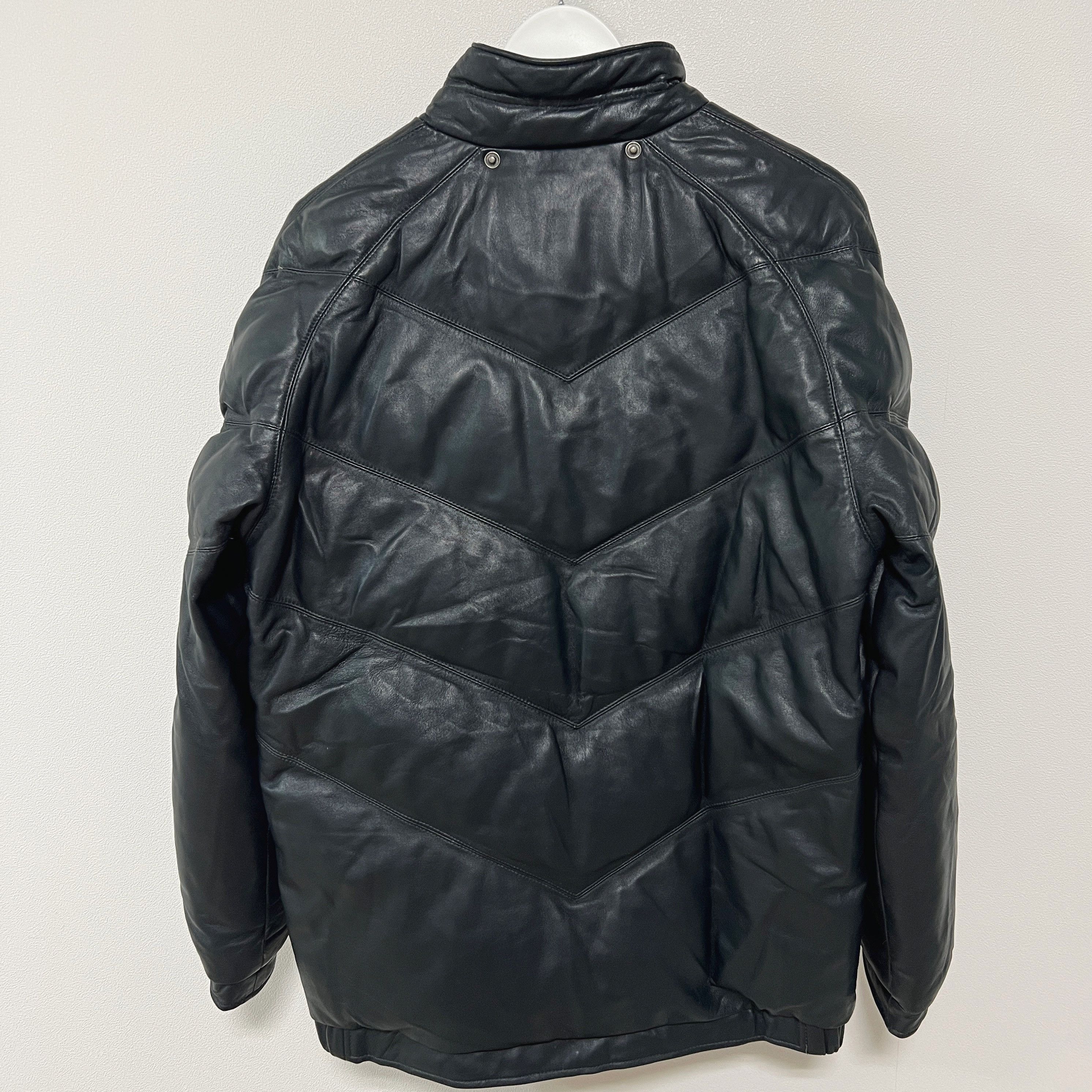 Supreme Supreme AW05 Leather Down Jacket Black Size US M / EU 48-50 / 2 - 4 Thumbnail
