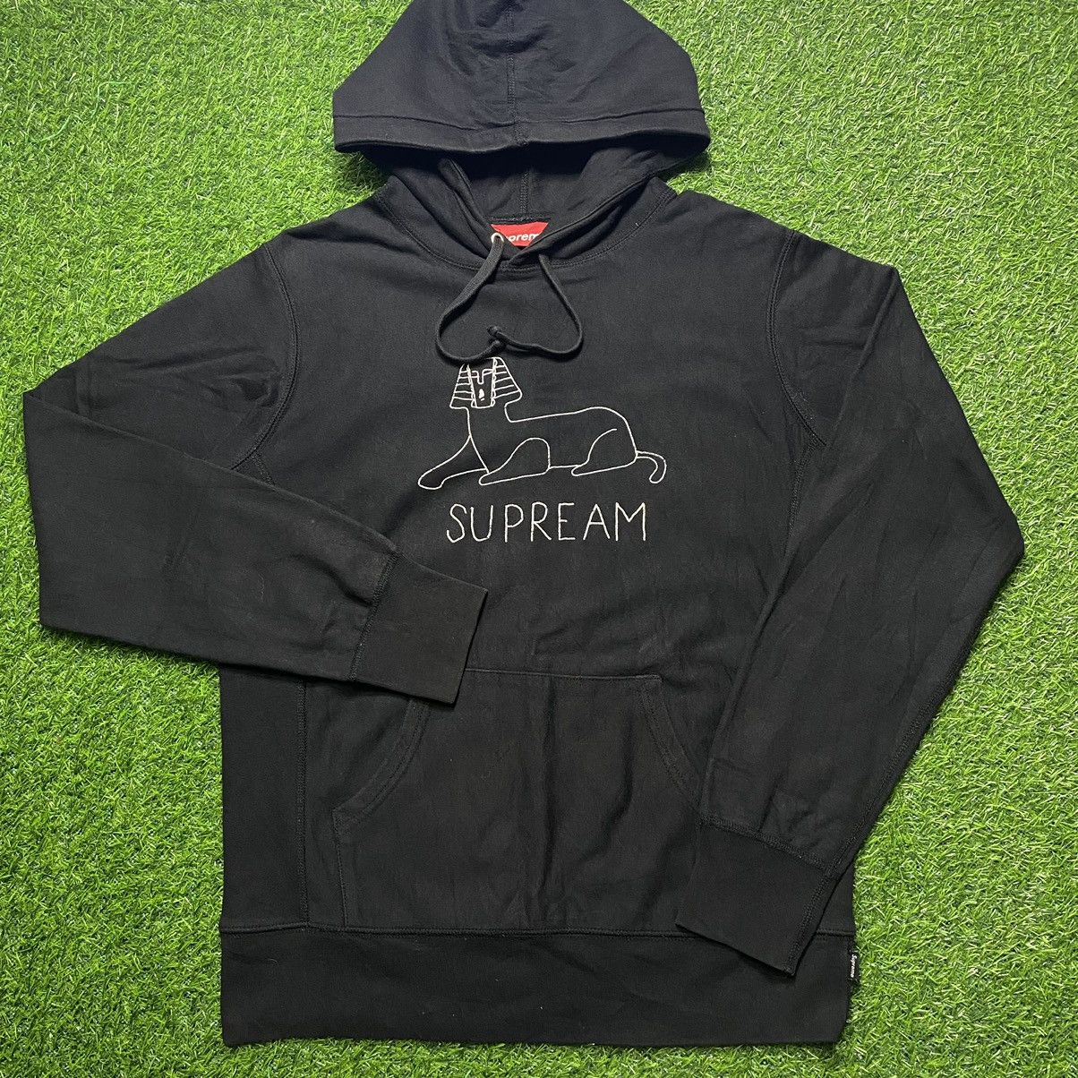 Streetwear Supreme Vintage Supreme SS12 Sphinx Supream Hoodie Grailed