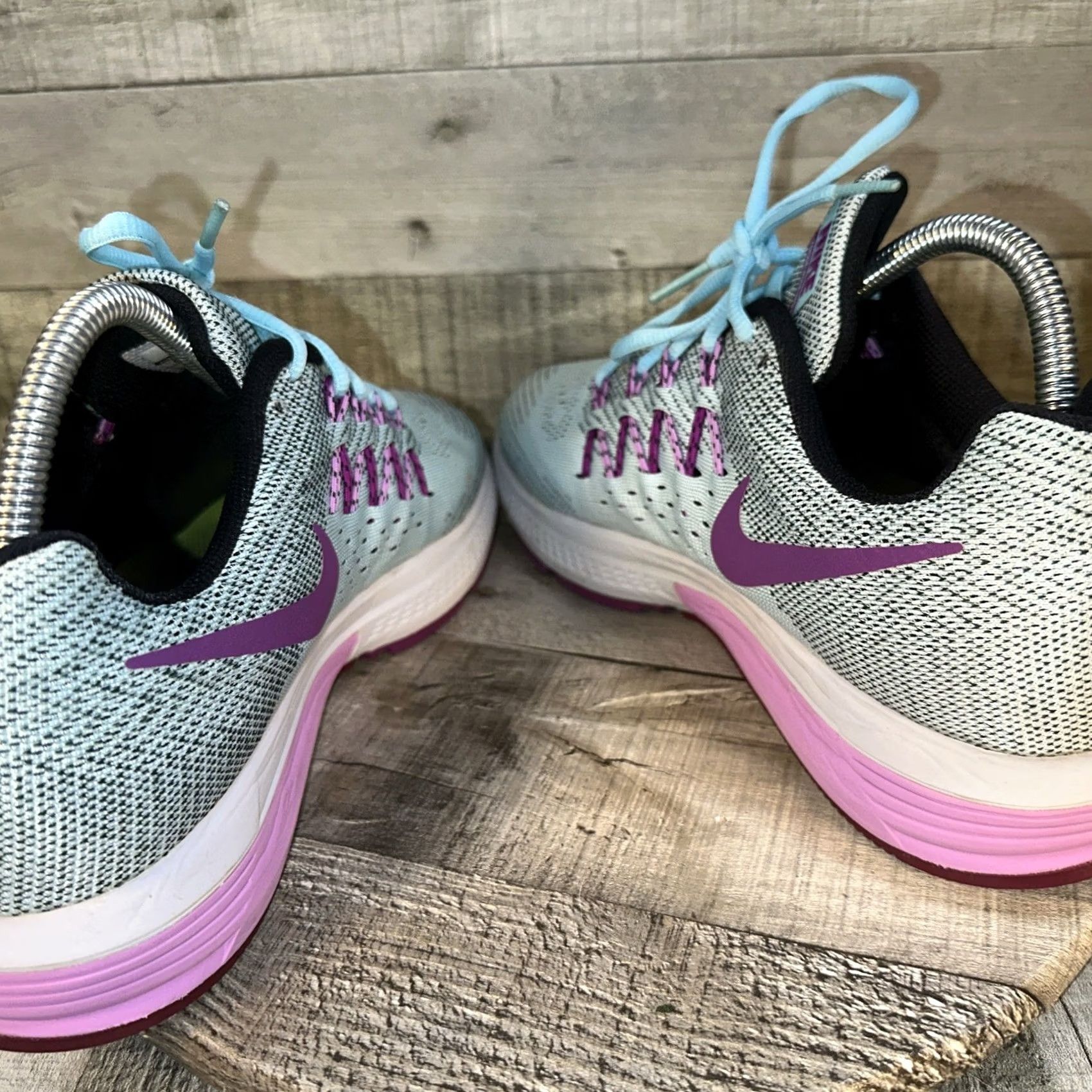 Nike Nike Air Zoom Vomero 10 Shoes Womens Size 9 Black Blue Pink Purple 717441-401 Size US 9 / IT 39 - 7 Thumbnail