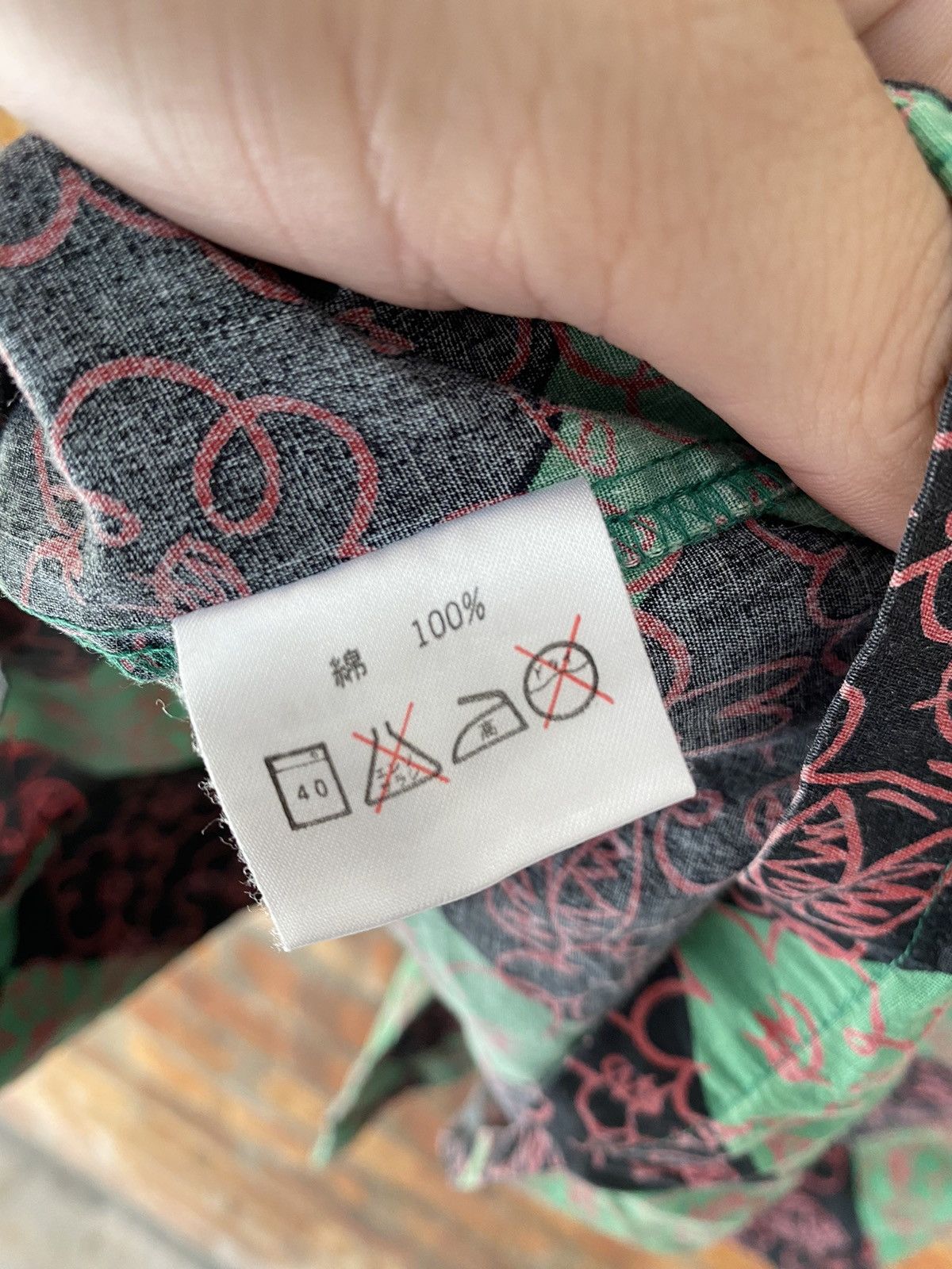 Iceberg × Moschino × Vintage 90s Moschino checked floral button up Size US M / EU 48-50 / 2 - 11 Thumbnail