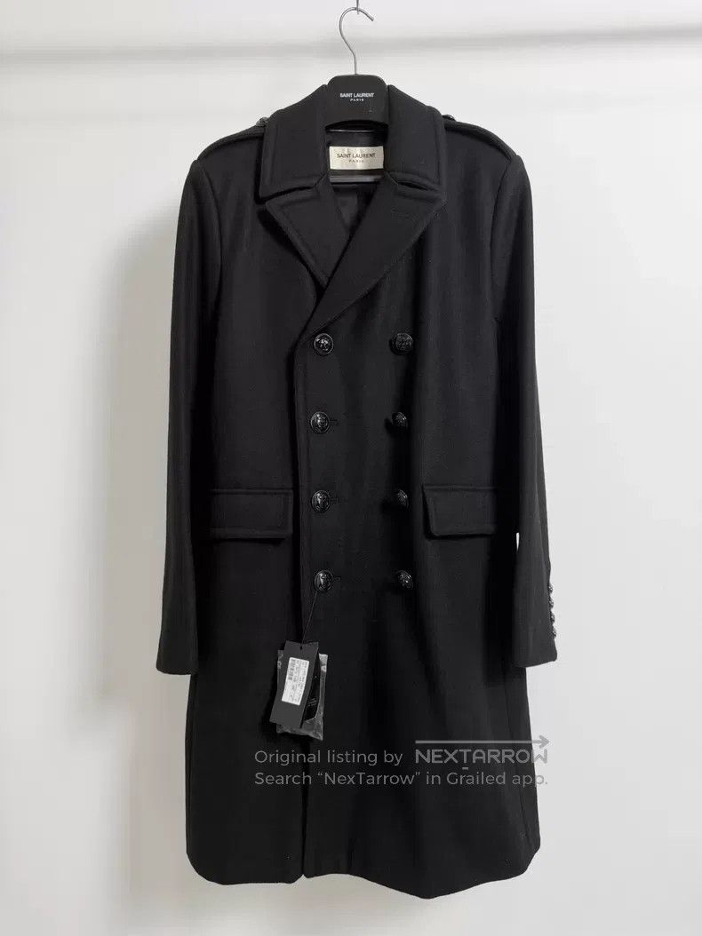 Saint Laurent Paris Saint Laurent Paris Black Wool Double-breasted Anchor Doub Size US M / EU 48-50 / 2 - 1 Thumbnail