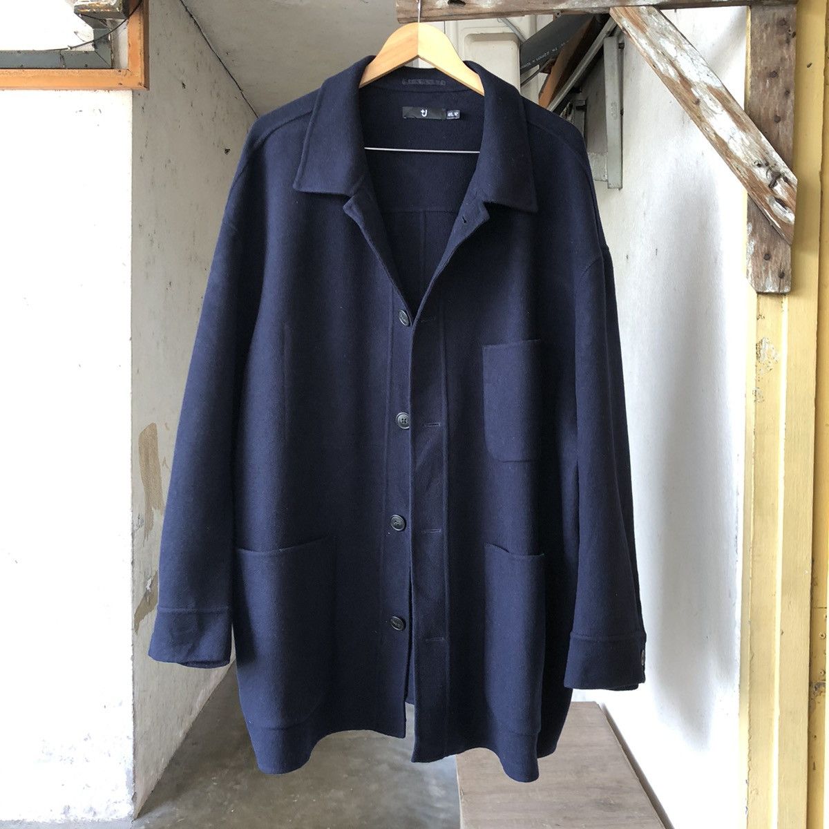 Jil Sander Nice Piece🔥 Jil Sander x Uniqlo Wool Button Jacket Size US XXL / EU 58 / 5 - 3 Thumbnail