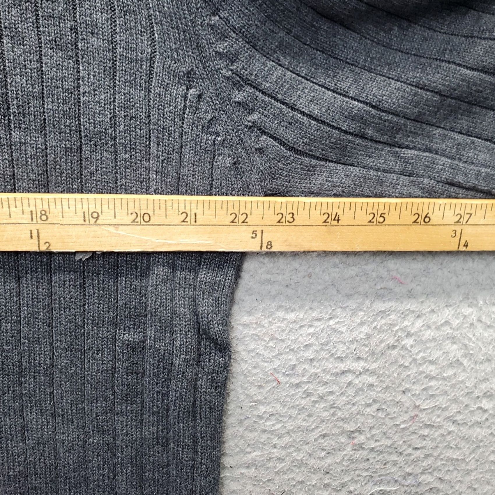 Vintage Michael Brandon Sweater Mens XL Gray Chunky Knit Mock Neck 1/4 Zip Pullover Cardigan Size US XL / EU 56 / 4 - 4 Thumbnail