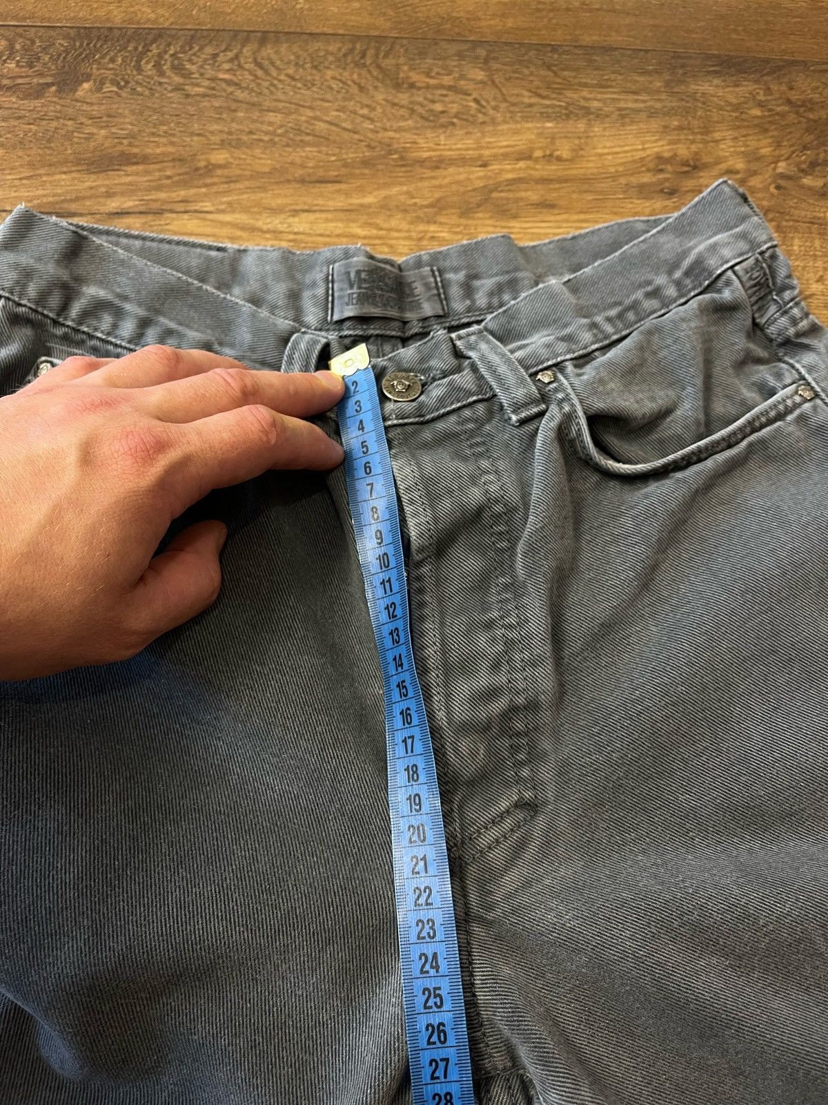 Versace Jeans Couture Vintage Versace Jeans Couture Gray Denim Jeans – IT 46 / W32 Size US 31 - 21 Thumbnail