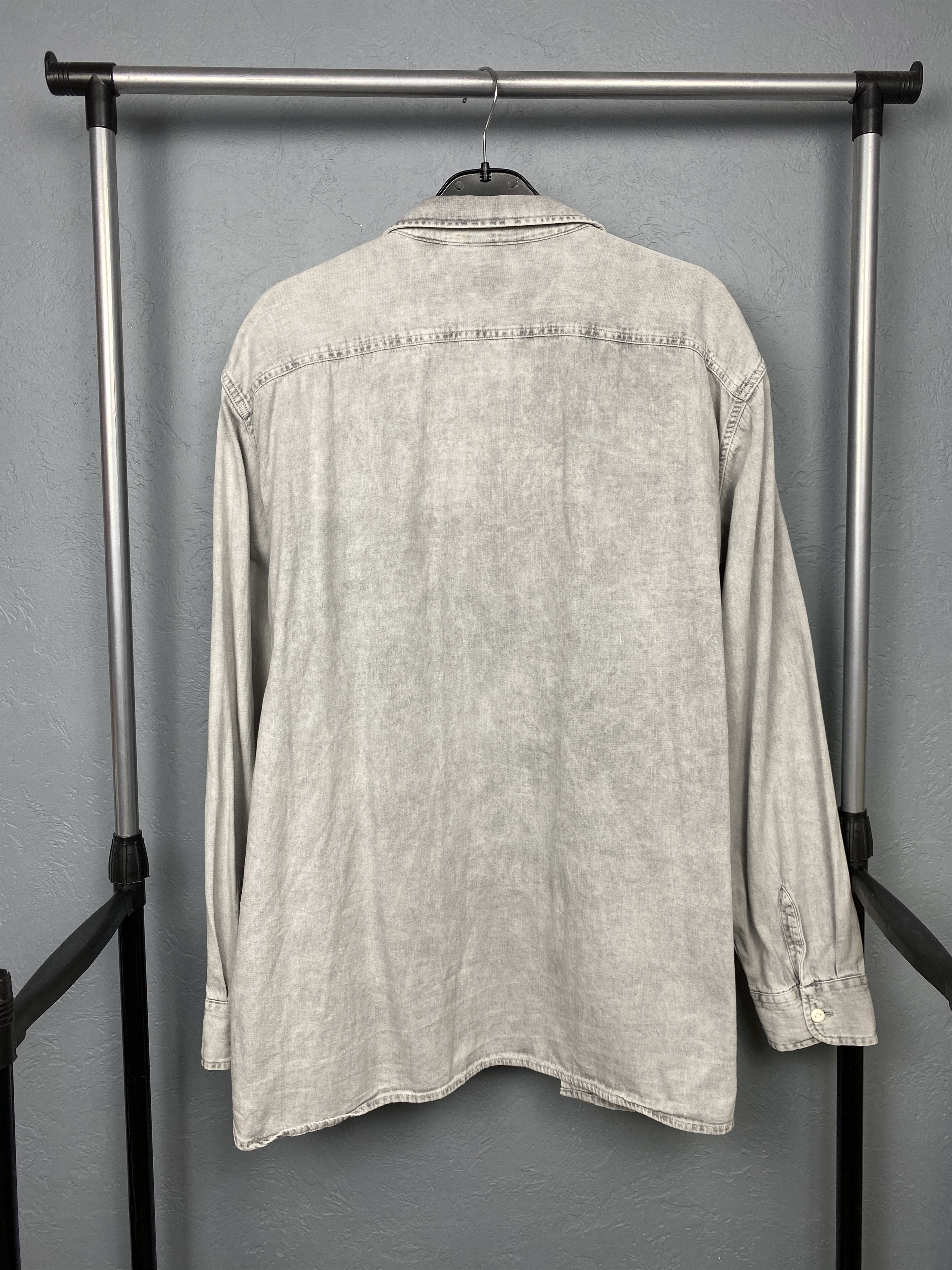 Levi's × Levi's Vintage Clothing Levi's Vintage Mens Grey Denim Shirt Jeans Size US XL / EU 56 / 4 - 9 Thumbnail