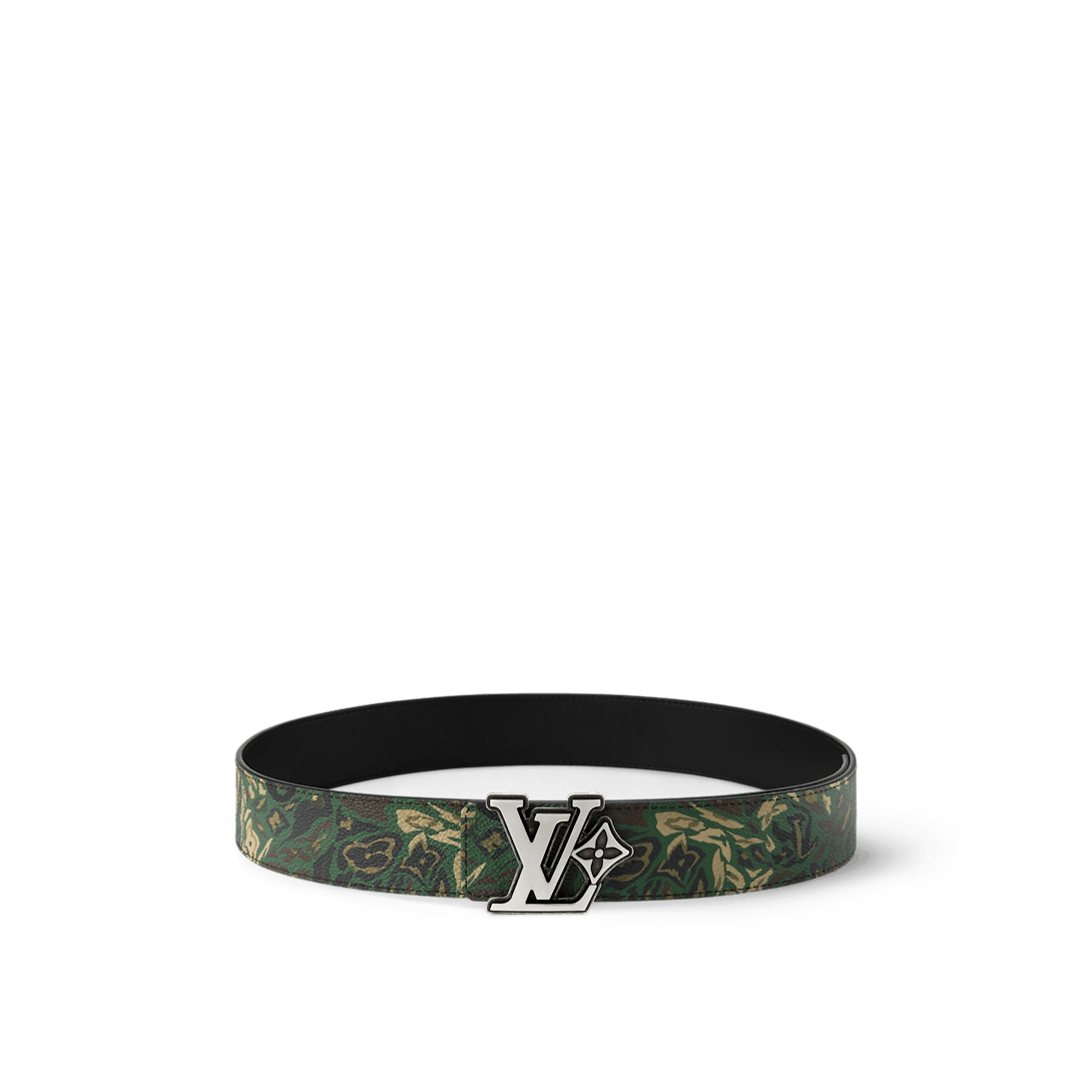 LV Flower Camoflage 40MM Reversible Belt