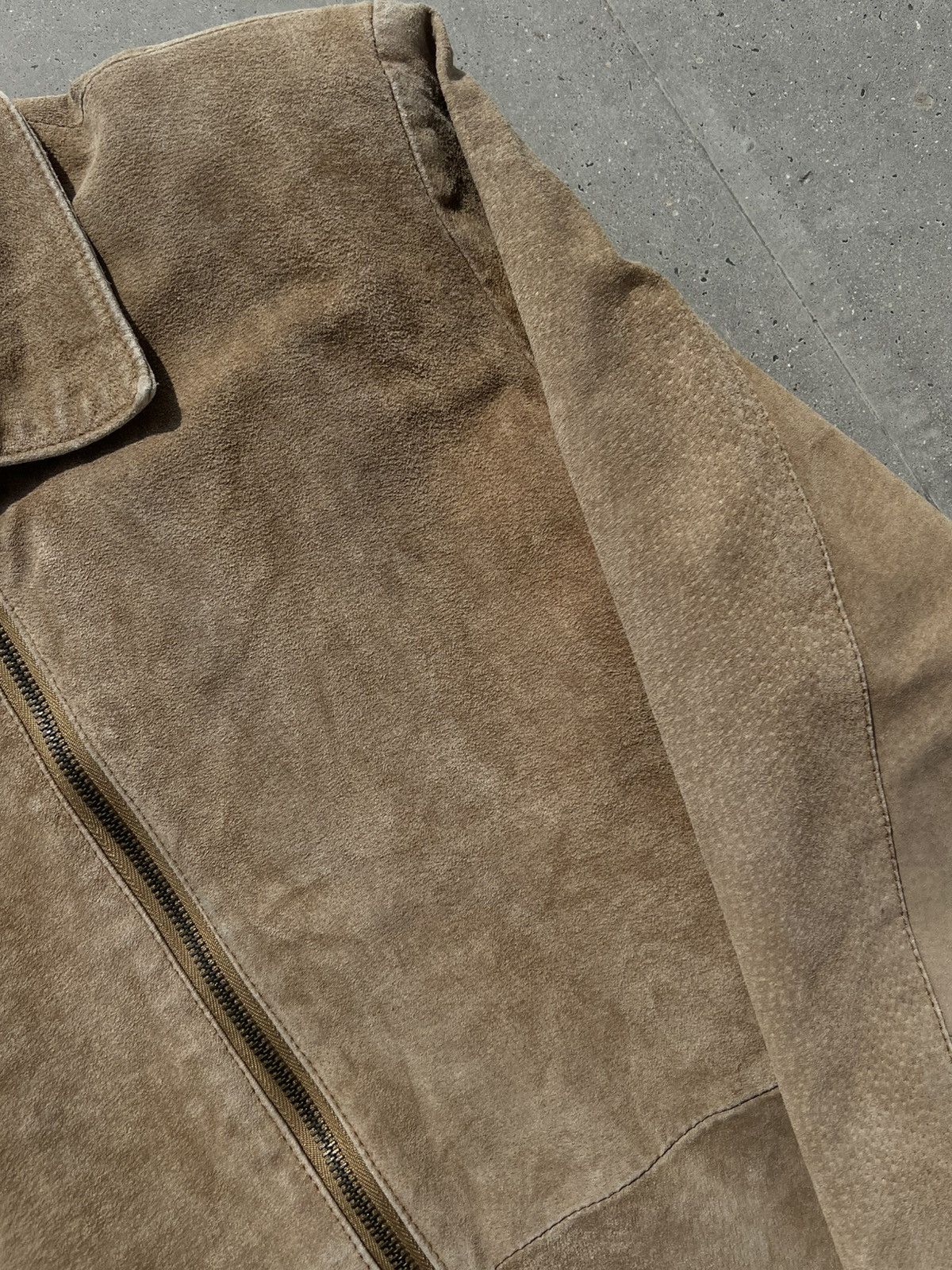 Japanese Brand × Vintage Vintage suede leather jacket cowboy boho Size M / US 6-8 / IT 42-44 - 4 Thumbnail