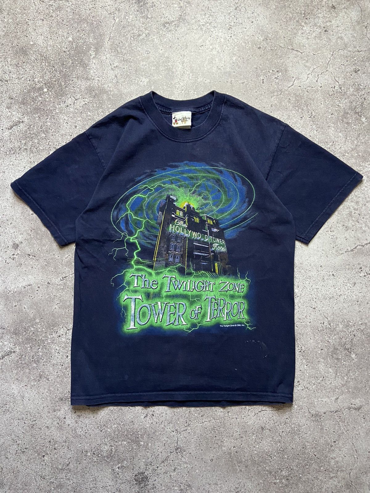 Y2K Disney Twilight good Zone Tower of Terror Tee Size Large