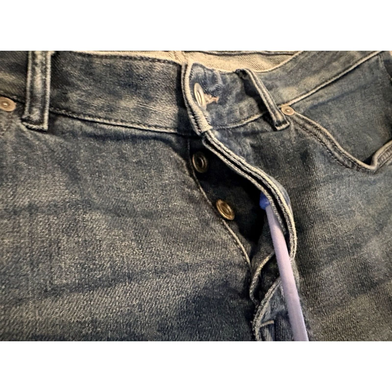 Suitsupply Suitsupply Jeans Denim Blue Slim 32x34 Mens Regular Cotton Blend Straight Inseam 34 Denim 32x34 Italy Button Closure Shoes? Size US 32 / EU 48 - 3 Thumbnail