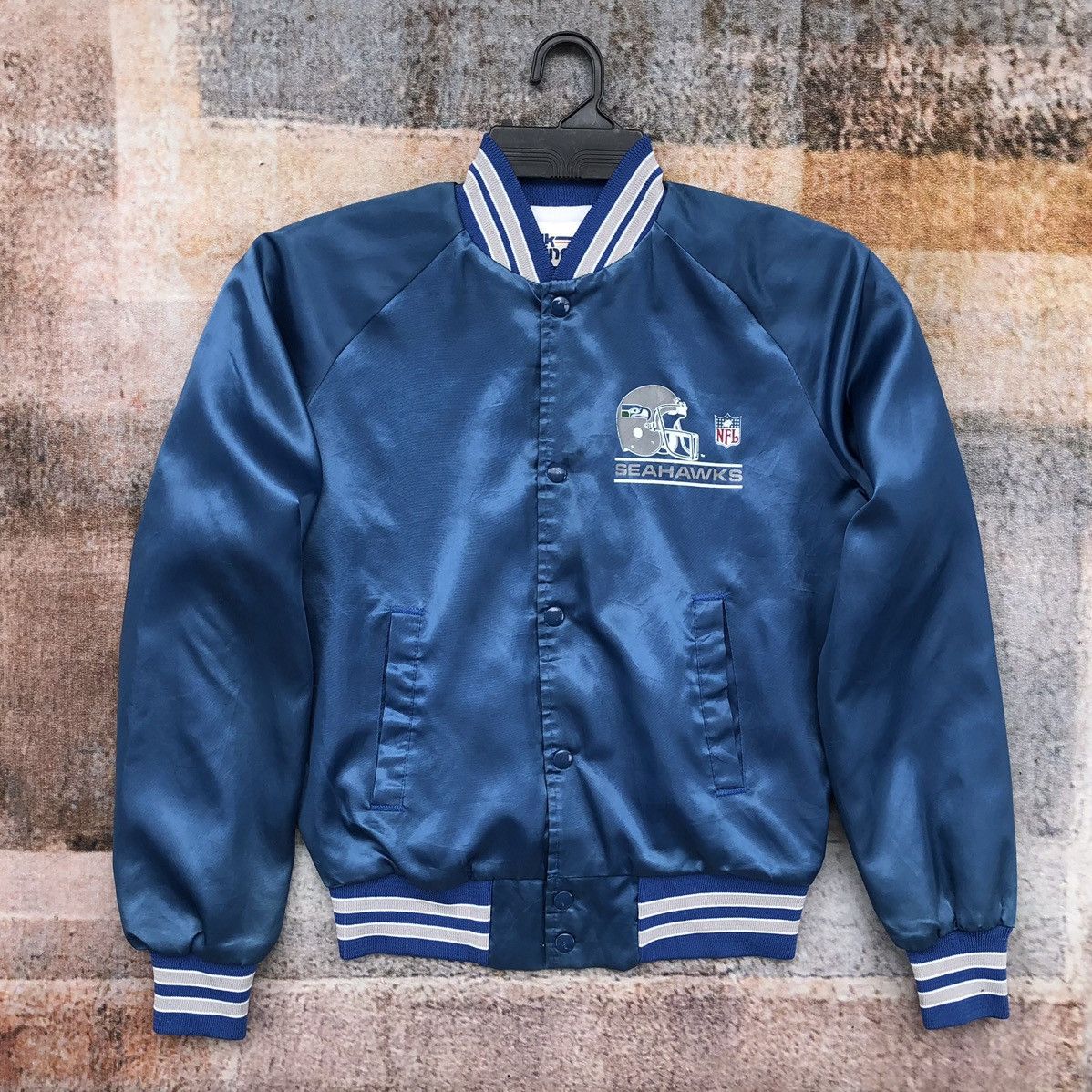 Chalk Line Vintage Chalk Line NFL Seahawks Satin Bomber Jacket Size S / US 4 / IT 40 - 2 Thumbnail