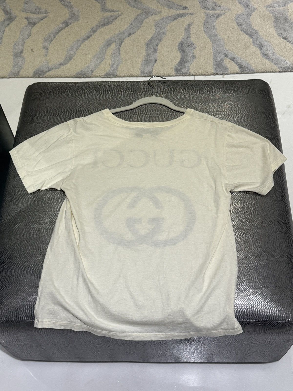Gucci GUCCI GG LOGO T-SHIRT CREAM Size US M / EU 48-50 / 2 - 4 Thumbnail