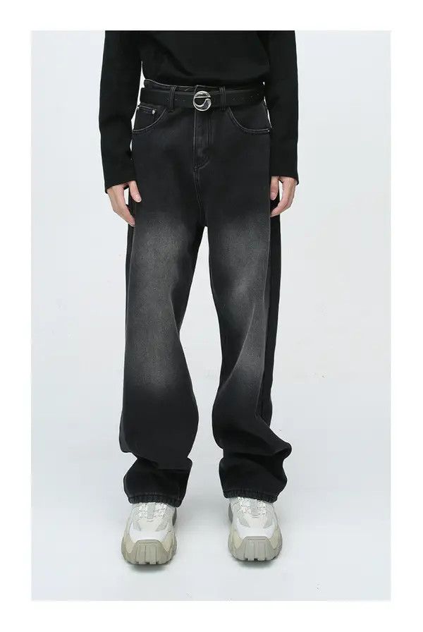 VIBE Retro simple straight washed jeans Size US 32 / EU 48 - 1 Thumbnail