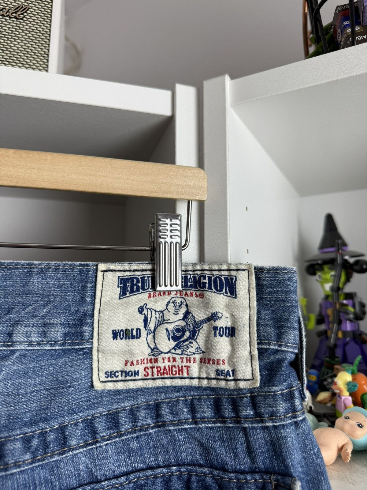True Religion × Vintage VIntage y2k True Religion bobby super T baggy denim pants 36 Size US 36 / EU 52 - 10 Thumbnail