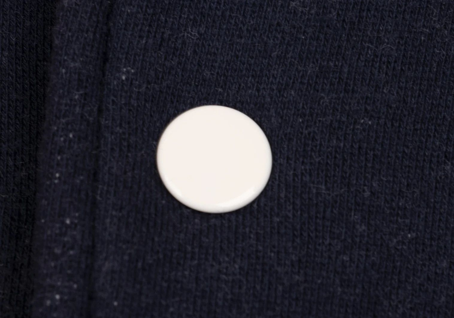 Junya Watanabe Fleece-Lined Sweat Varsity Jacket in Navy, Size L Size US L / EU 52-54 / 3 - 4 Thumbnail
