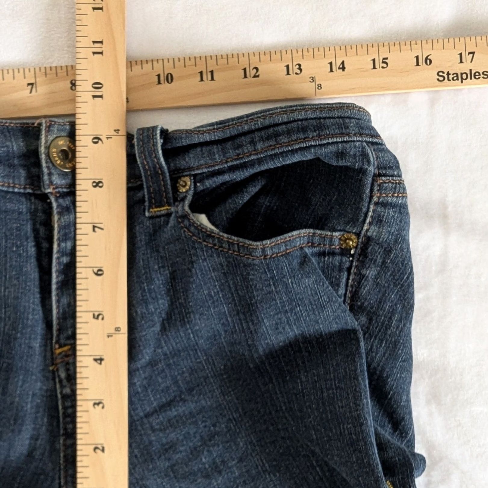 DKNY DKNY Jeans Bootcut Denim Dark Wash Women's 8R Mid Rise Flare Pockets Retro Jeans Women's Size 30" / US 8 / IT 44 - 8 Thumbnail