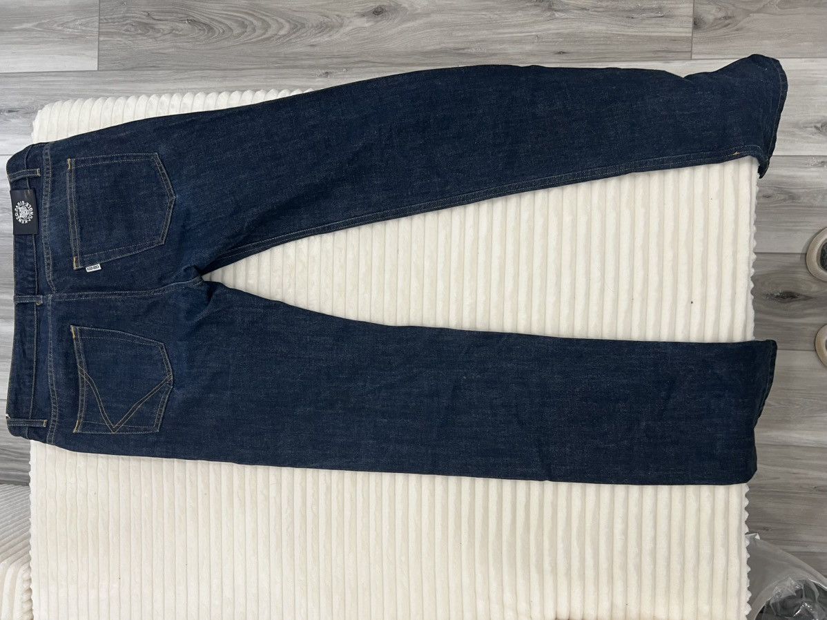 Kenzo Kenzo Blue Denim Reversible Cuffed Jeans Size US 31 - 6 Thumbnail