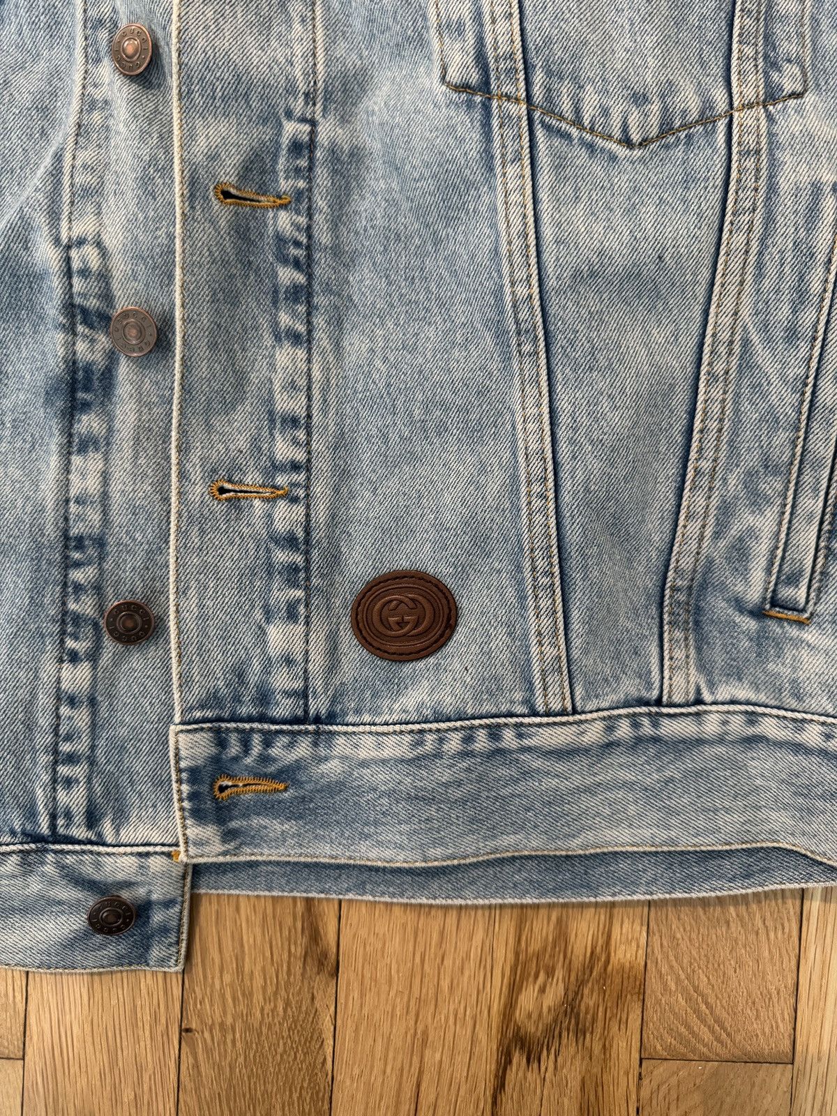 Gucci Gucci Denim Vest Size US L / EU 52-54 / 3 - 2 Thumbnail