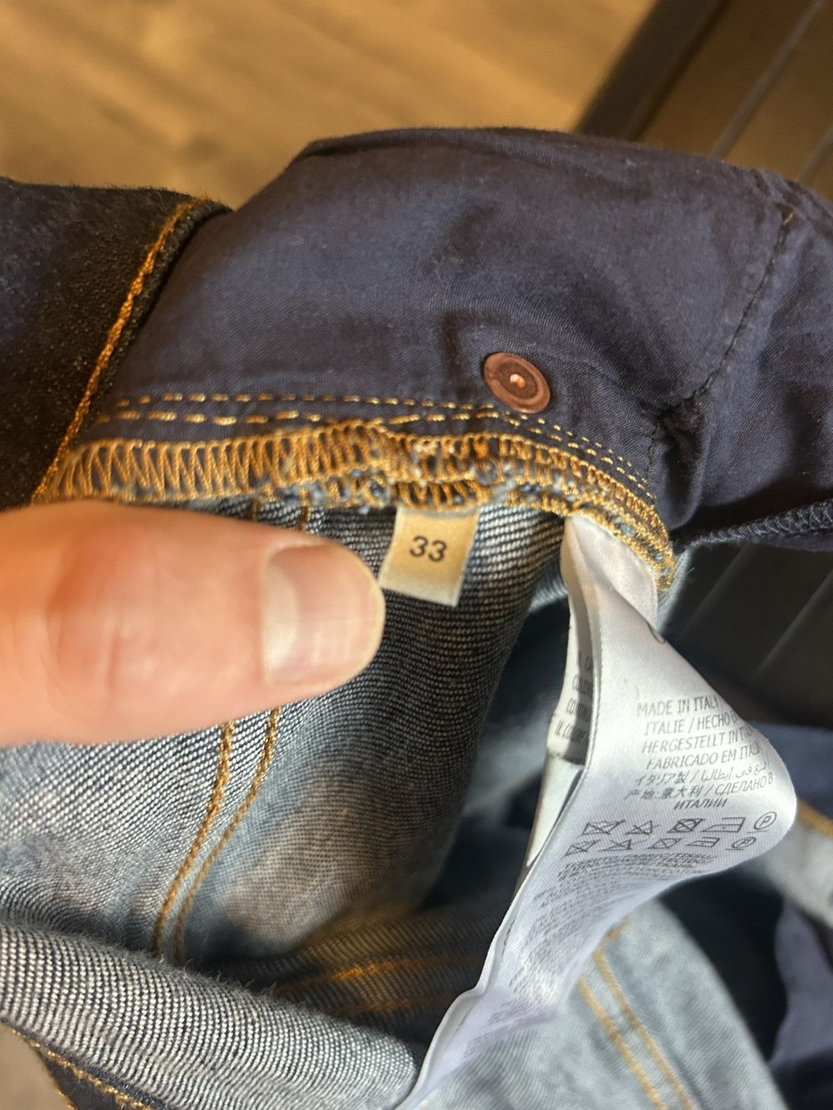 Gucci Gucci Slim Fit Blue Denim Jeans Size US 30 / EU 46 - 11 Thumbnail