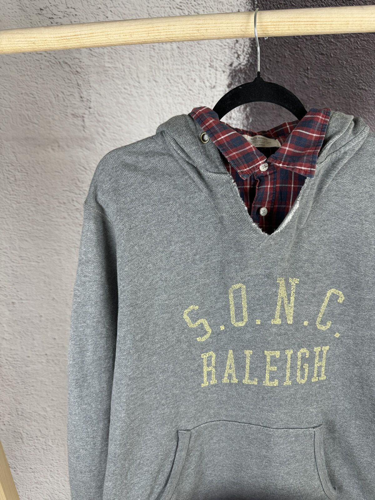 Other Back Number grey Japanese style hoodie with shirt Size US XL / EU 56 / 4 - 3 Thumbnail