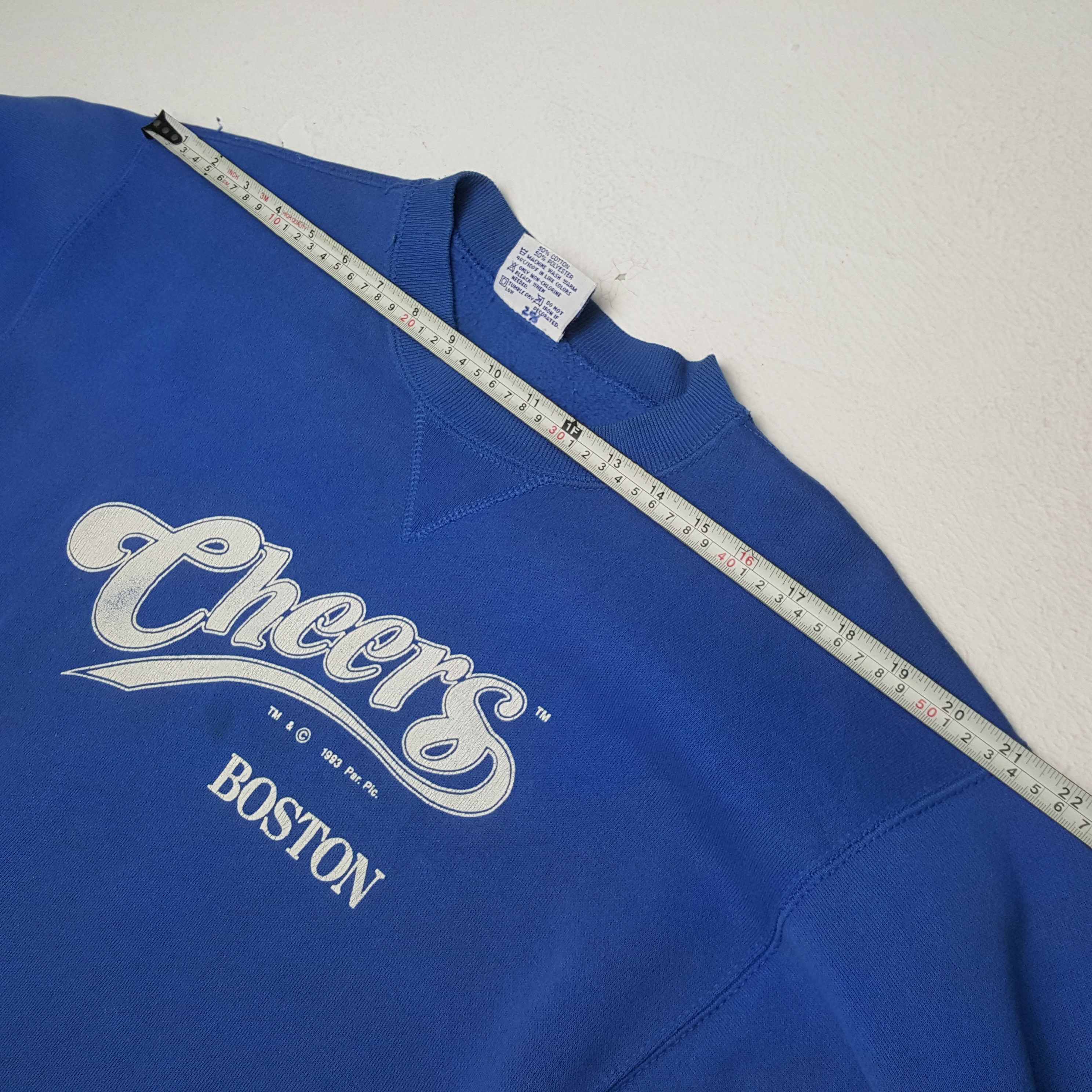 Vintage Vintage CHEERS BOSTON American Movies Promo Sweatshirts Size US M / EU 48-50 / 2 - 4 Thumbnail