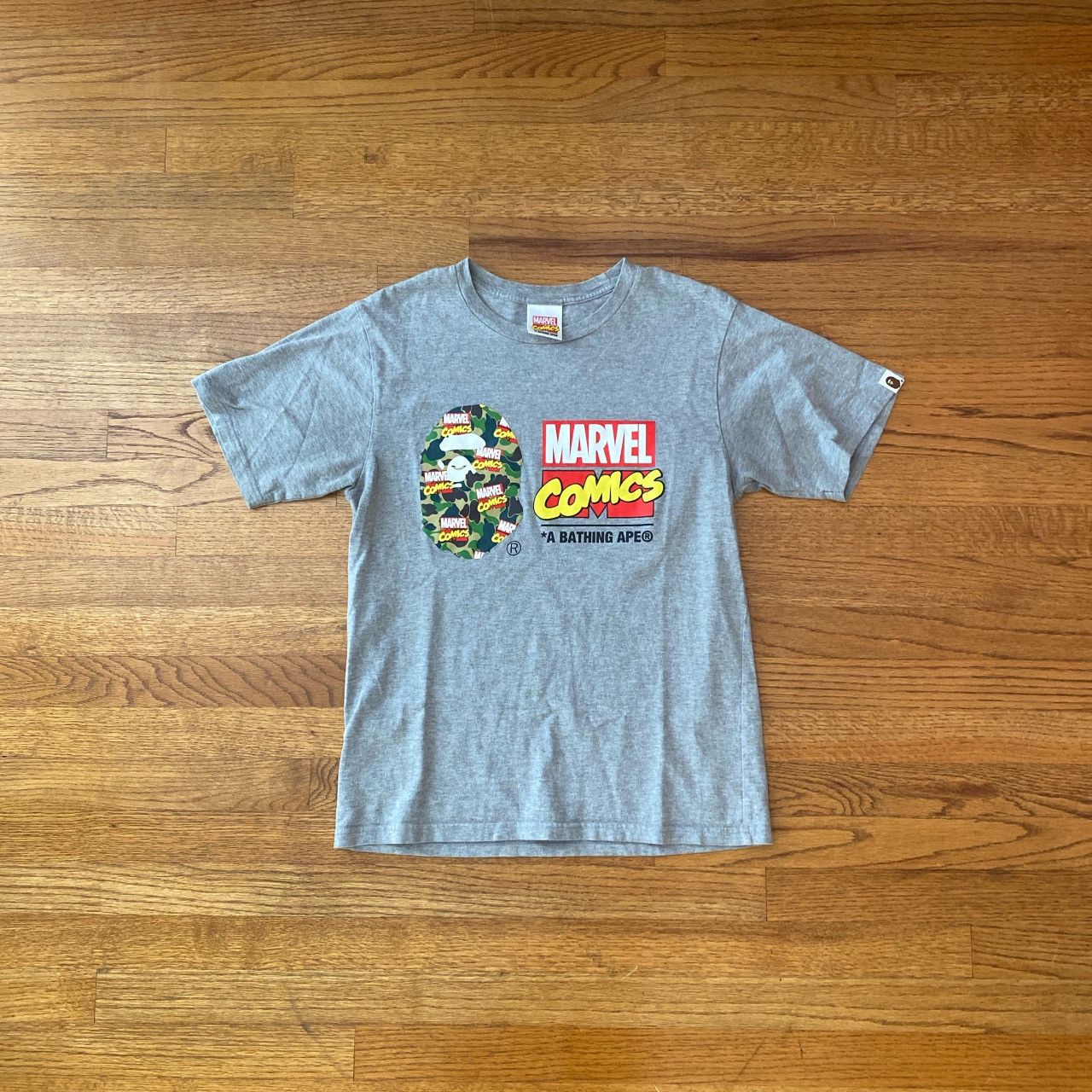 Bape × Marvel Comics BAPE x Marvel Camo Tee Size US M / EU 48-50 / 2 - 1 Thumbnail