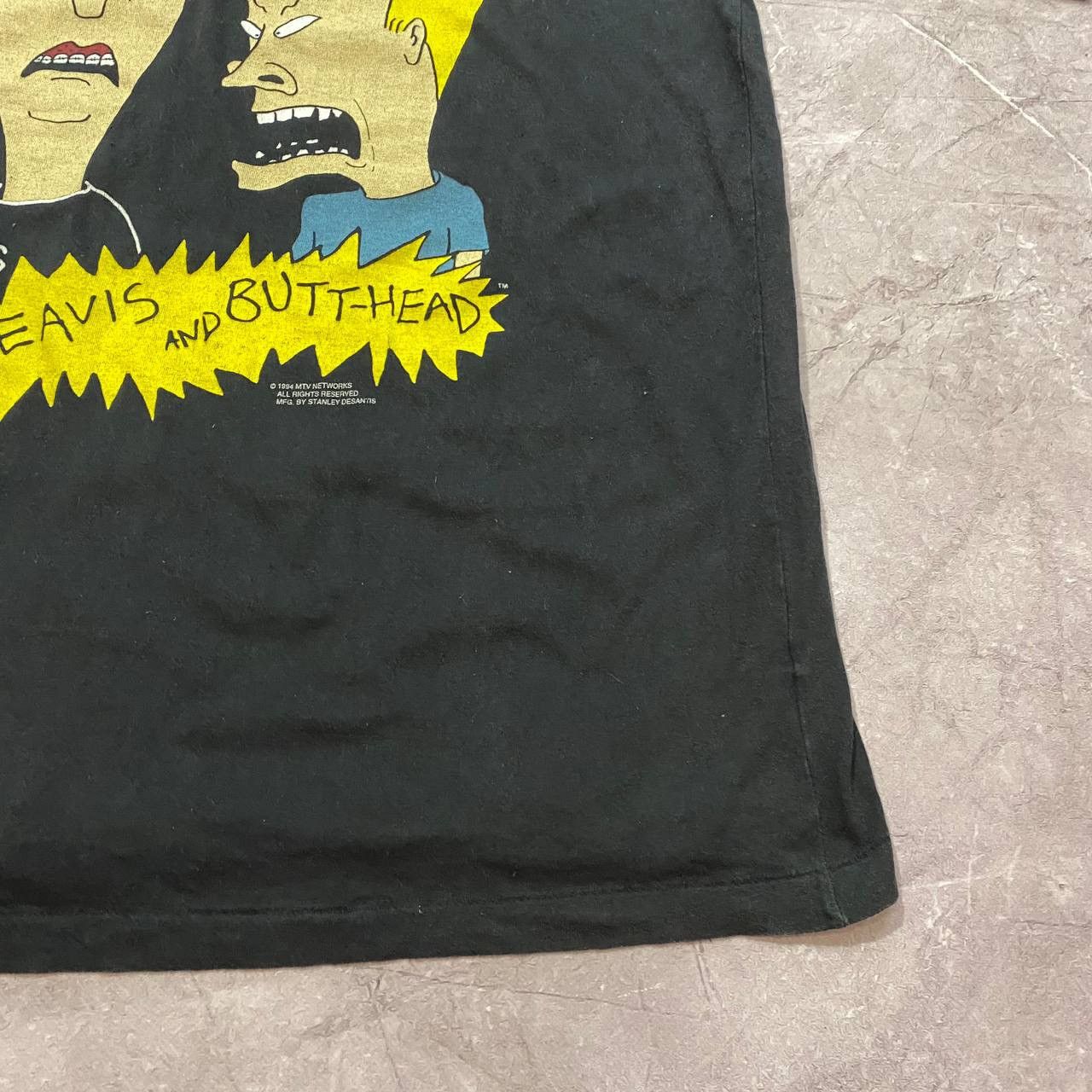 Band Tees Rare! Beavis and Butt-Head 1994 MTV Vintage Tee Big Logo Size US L / EU 52-54 / 3 - 10 Thumbnail