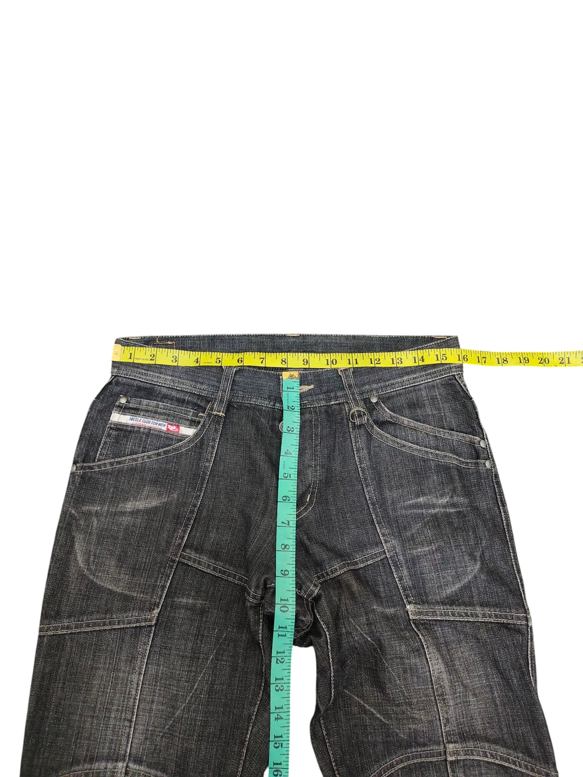 Tornado Mart Nicole Club For Men Jeans- Hagi Patchwork Denim Size US 32 / EU 48 - 14 Thumbnail