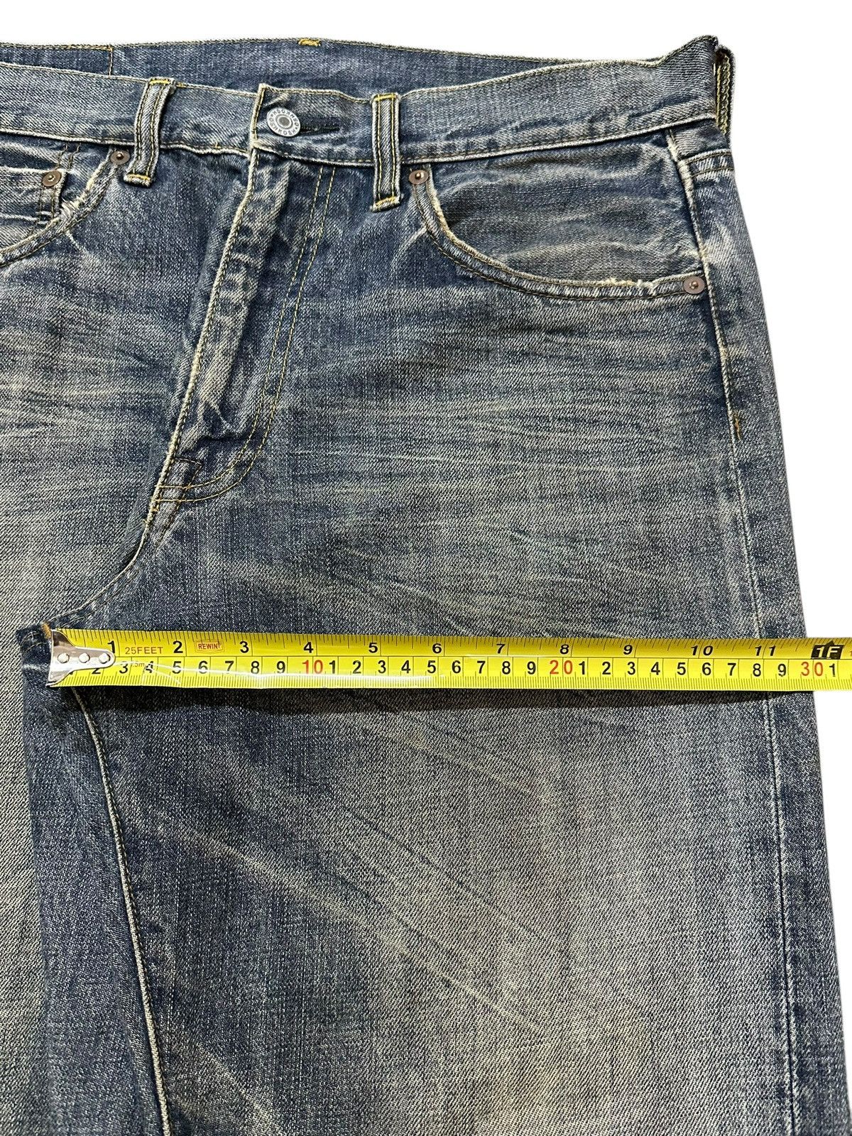 Japanese Brand Vintage Japanese Brand Blue Mud Wash Style Baggy Jeans Size US 32 / EU 48 - 15 Thumbnail