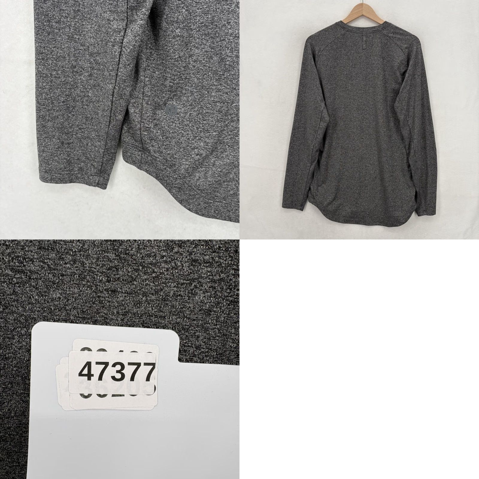 Lululemon Lululemon Shirt Mens M Gray Long Sleeve Performance Athletic Running Gym Raglan Crew Neck Lightweight Moisture Wicking Quick Dry Size US M / EU 48-50 / 2 - 8 Thumbnail