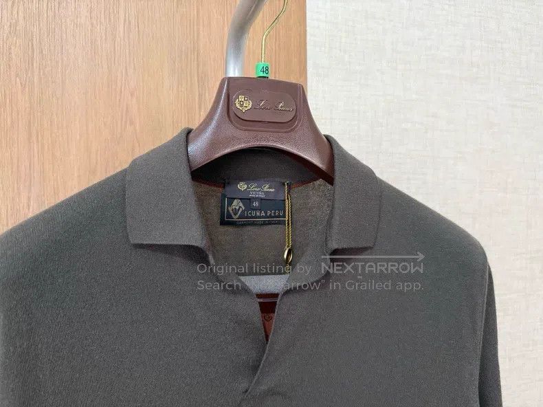 Loro Piana Loro Piana Alpaca Short-Sleeve Knit Polo Size US M / EU 48-50 / 2 - 4 Thumbnail