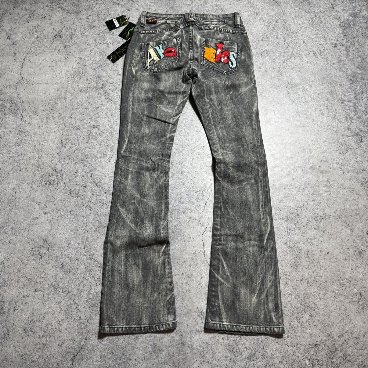 Vintage NEW Akademiks Vintage Big Logo Jeans Size US 28 / EU 44 - 1 Thumbnail