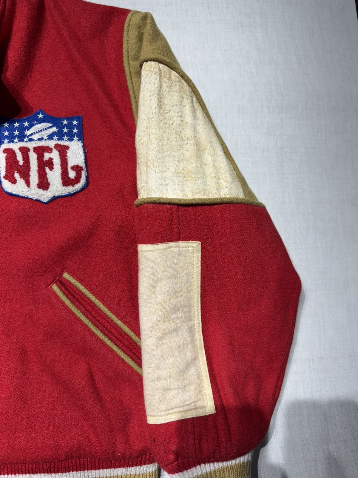 NFL VINTAGE CAMPRI SANFRANCISCO 49’ERS VASRISTY JACKET 🔴🚀 Size US M / EU 48-50 / 2 - 6 Thumbnail