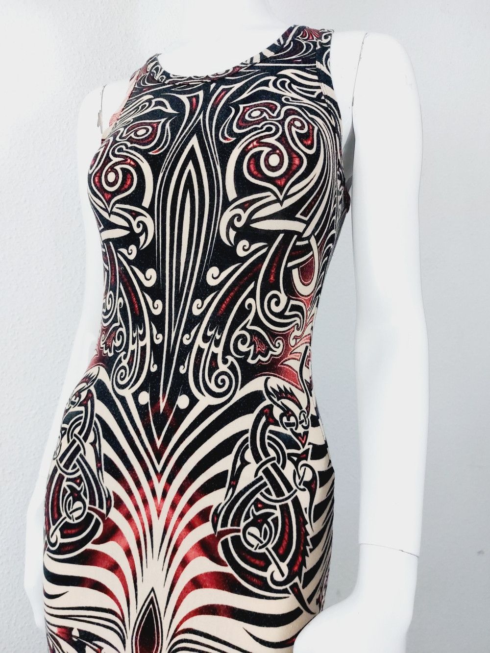 Jean Paul Gaultier Jean Paul Gaultier Maori Skeleton Drago Tattoo Dress Size M / US 6-8 / IT 42-44 - 7 Thumbnail