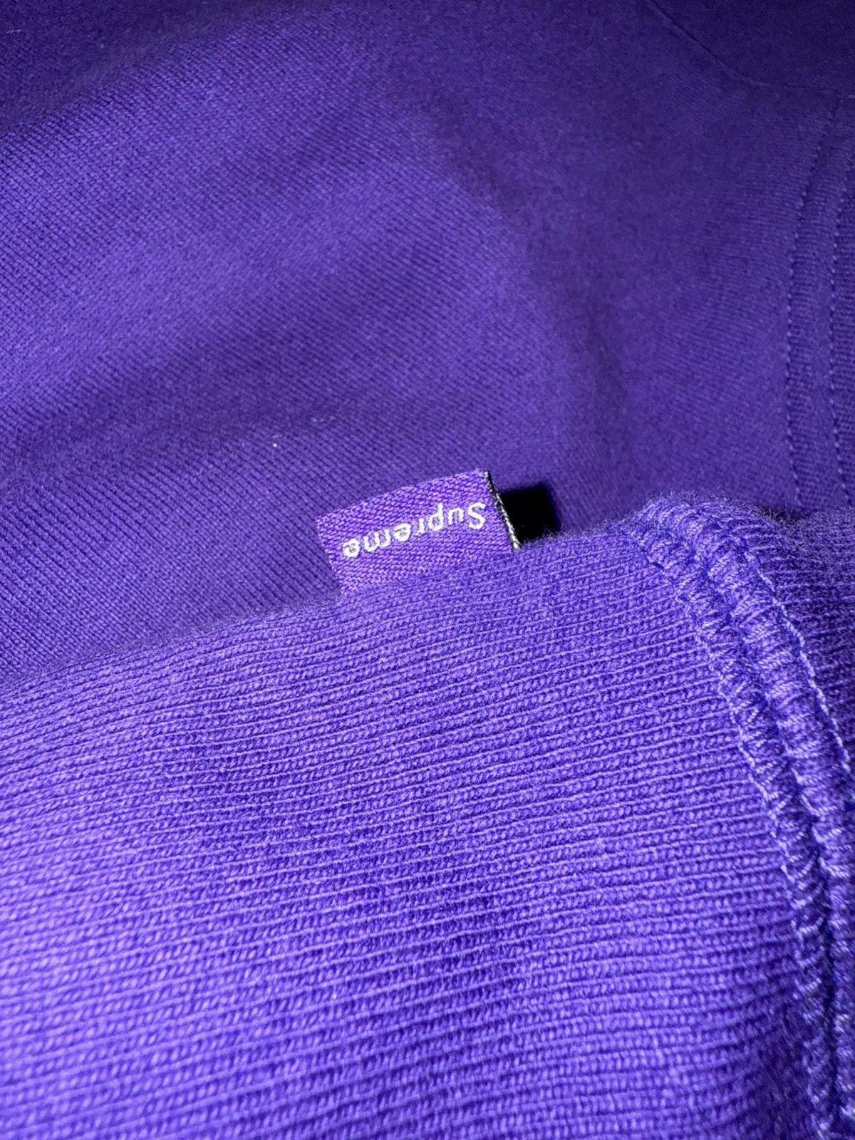 Supreme Supreme Cross Box Logo Hooded Purple Sweatshirt (FW20) Size US M / EU 48-50 / 2 - 11 Thumbnail