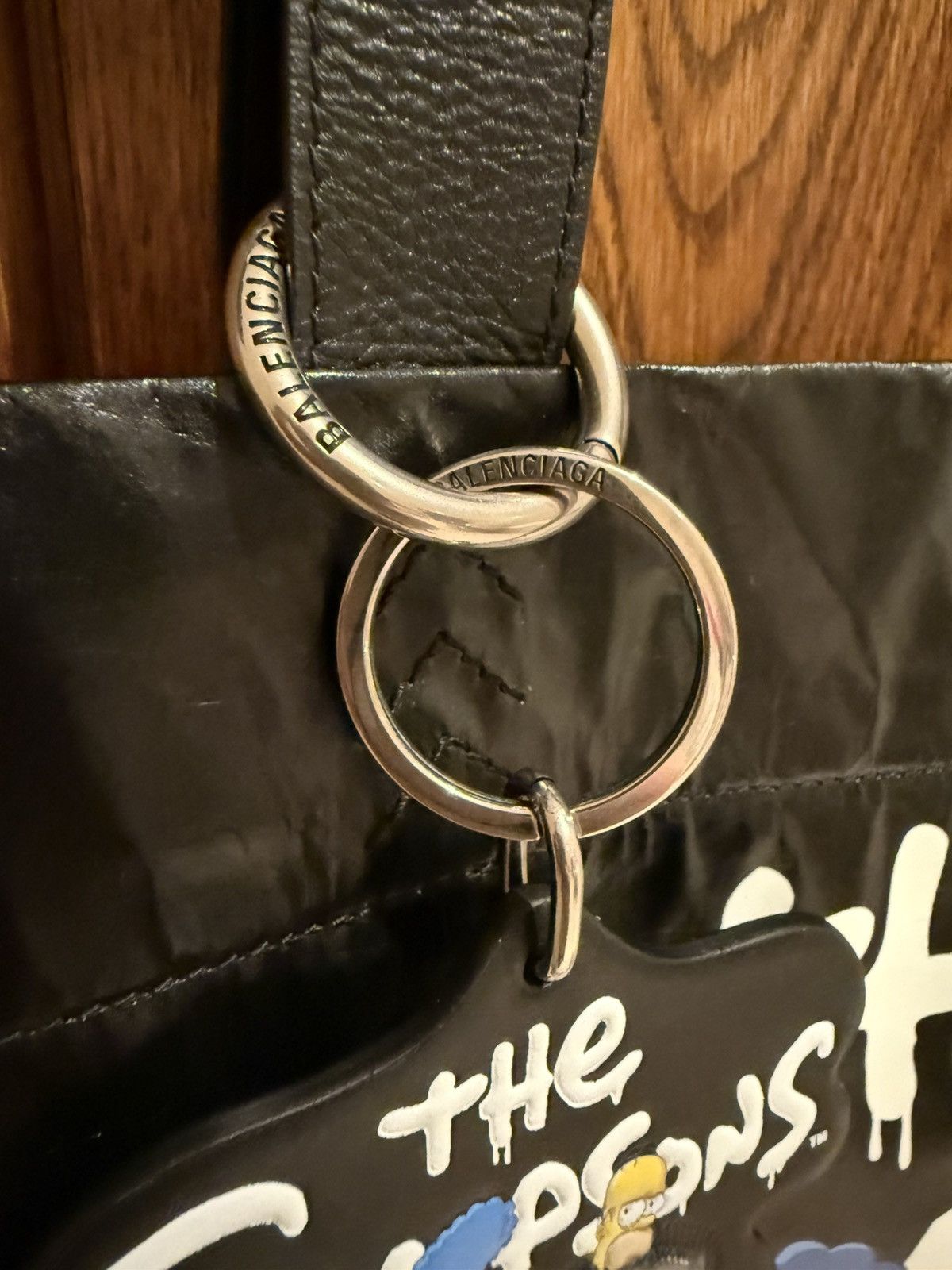 Balenciaga Balenciaga The Simpsons black tote bag bondage Keychain ring Size ONE SIZE - 10 Thumbnail