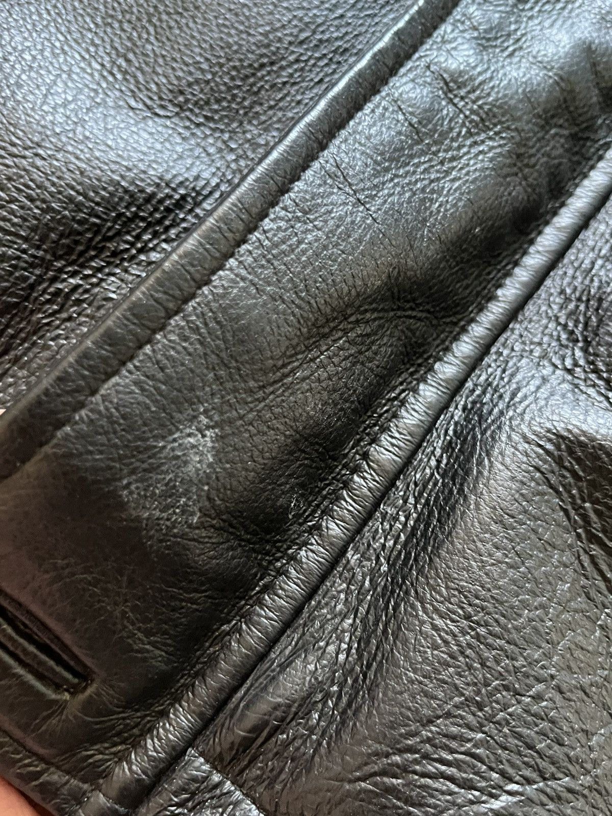 Vintage Vintage real leather jacket Size US L / EU 52-54 / 3 - 12 Thumbnail