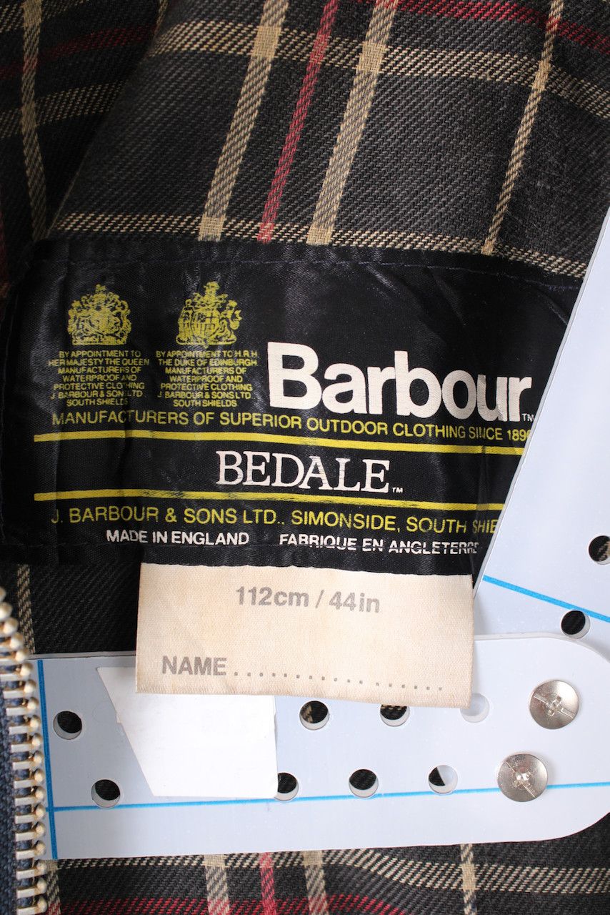 Barbour Barbour Bedale 4 Pockets Waxed Jacket Blue C44 Large XL Size US L / EU 52-54 / 3 - 6 Thumbnail
