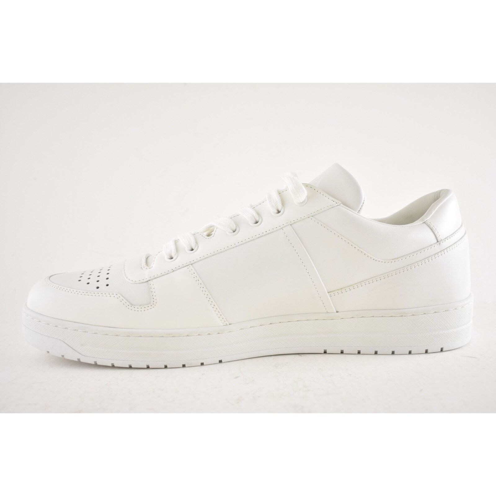Prada Prada Downtown Lace Up Tie Leather White Triangle Logo Size US 12.5 / EU 45-46 - 12 Thumbnail