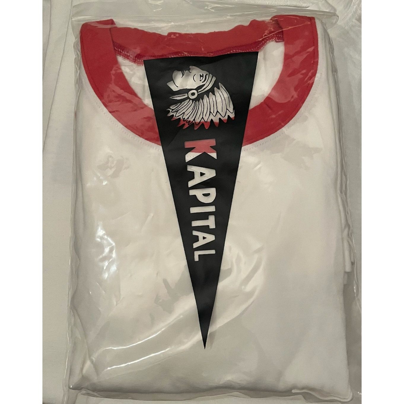 Kapital Kapital Pennant Ringer T Shirt (4 Flags) Size US L / EU 52-54 / 3 - 4 Thumbnail