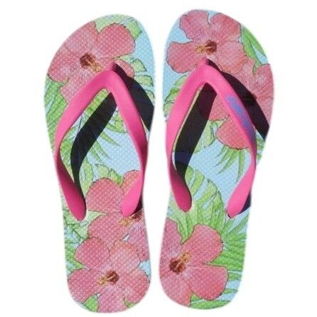 Other Hibiscus Natural Rubber Flip Flops Size 9 Women's Size US 9 / IT 39 - 1 Thumbnail